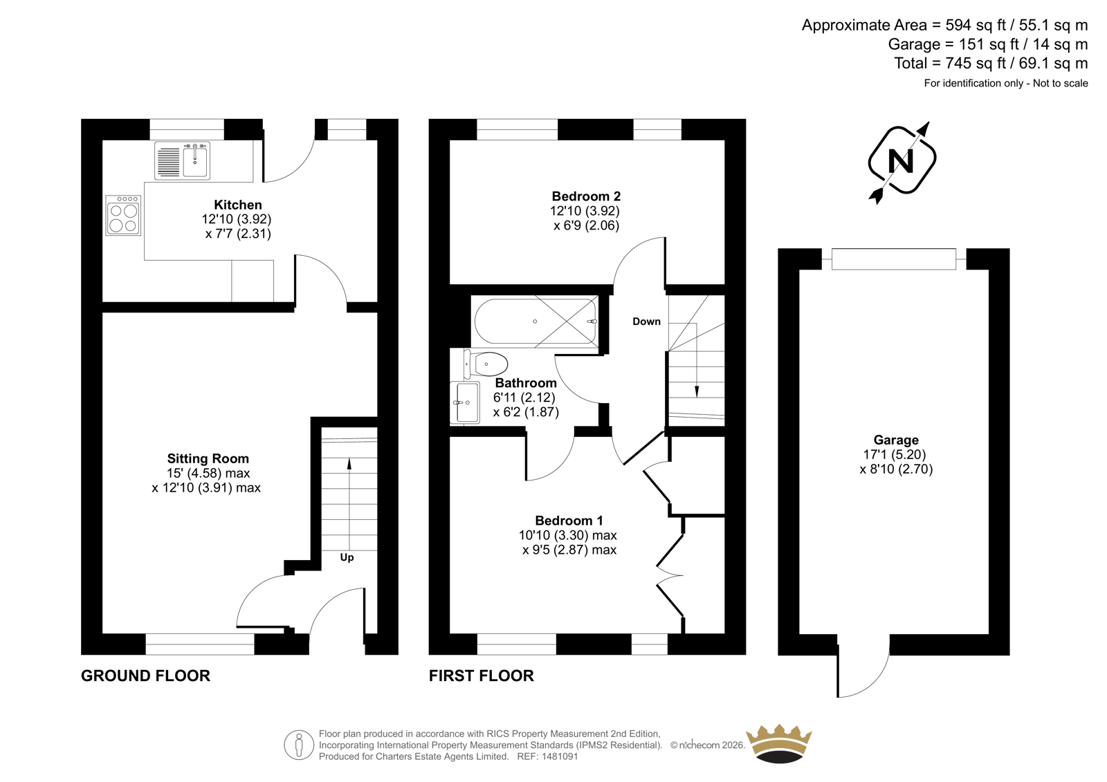 203, Cutbush Lane, Southampton floorplan