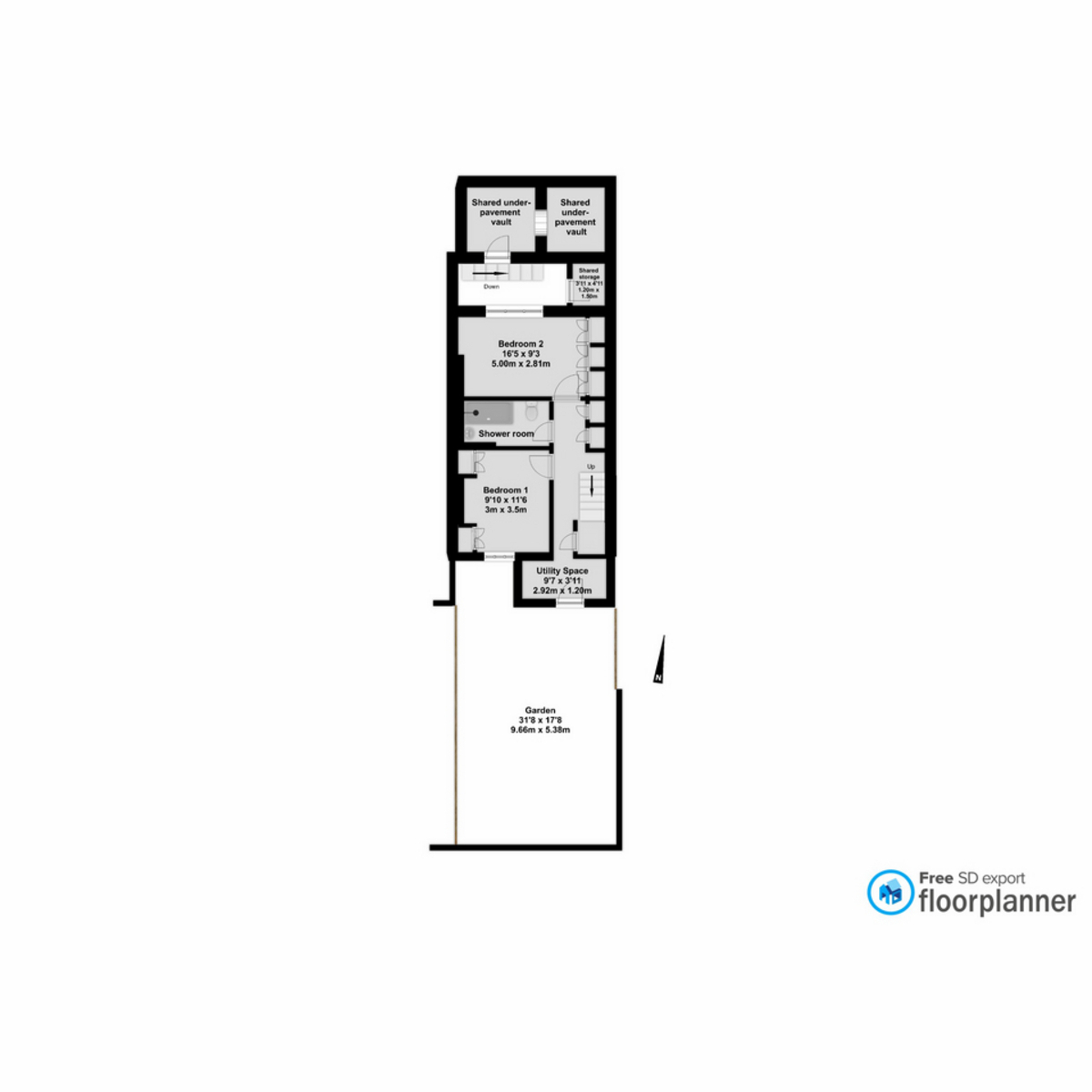 53A, Lupus Street, London floorplan
