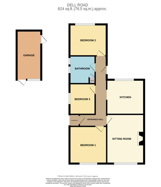 110, Dell Road, Suffolk floorplan