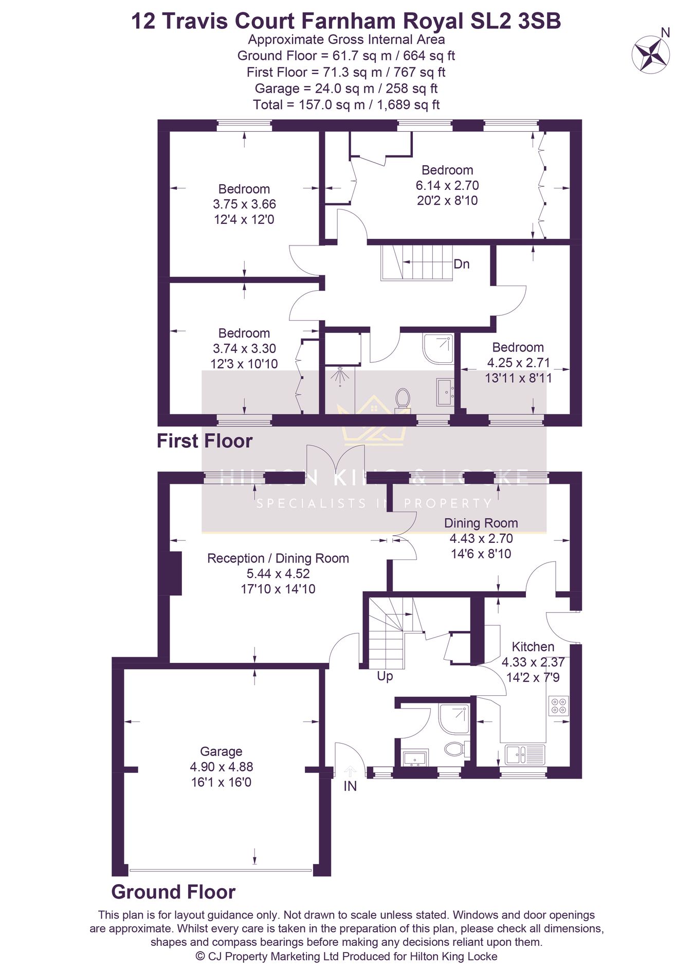 12 Travis Court, Farnham Royal floorplan