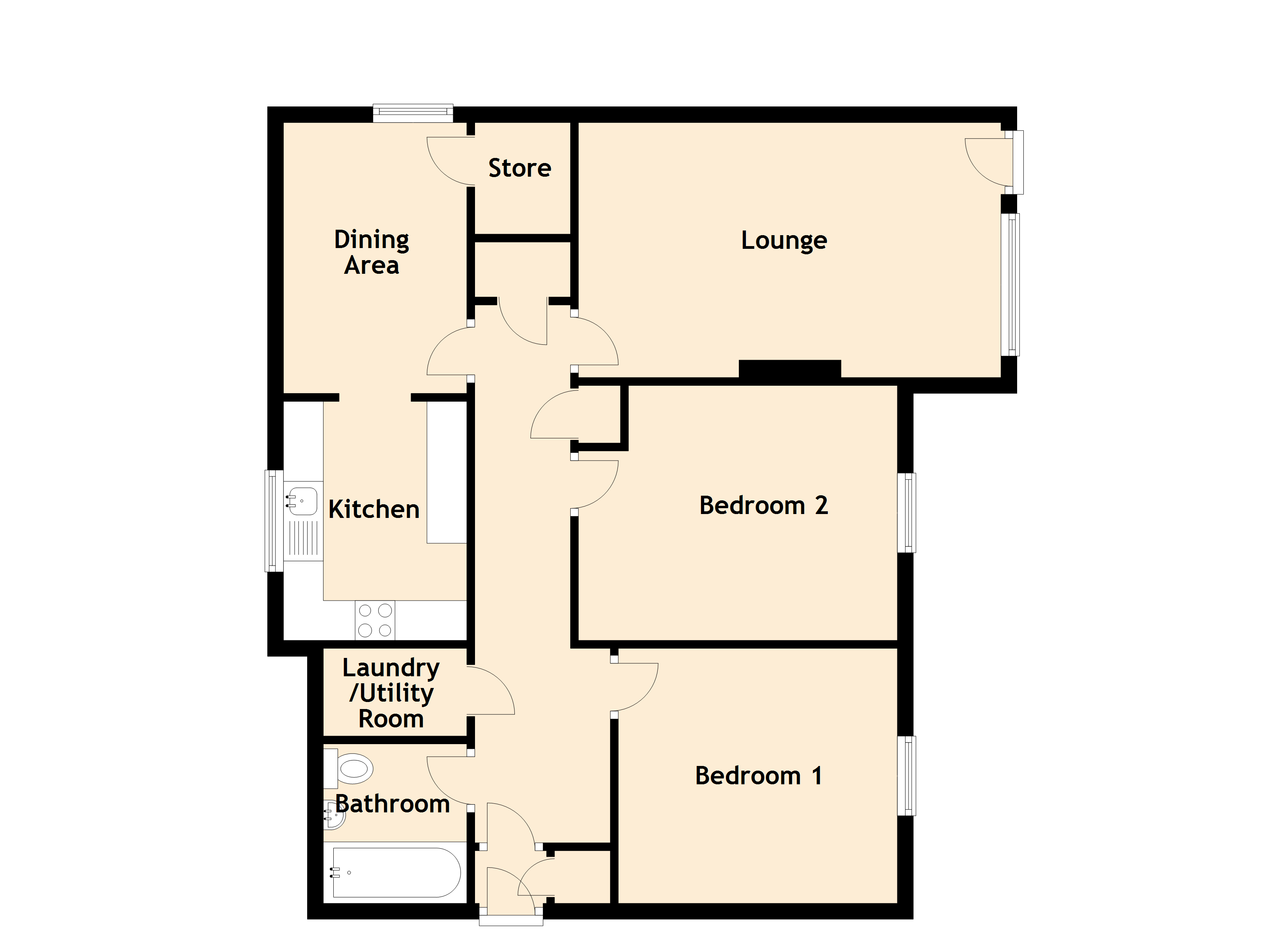 2 Bedrooms Flat for sale in Napiershall Street, Kelvinbridge, Glasgow G20
