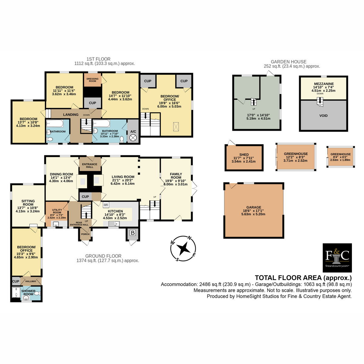 Virginia Cottage, The Street, Diss floorplan