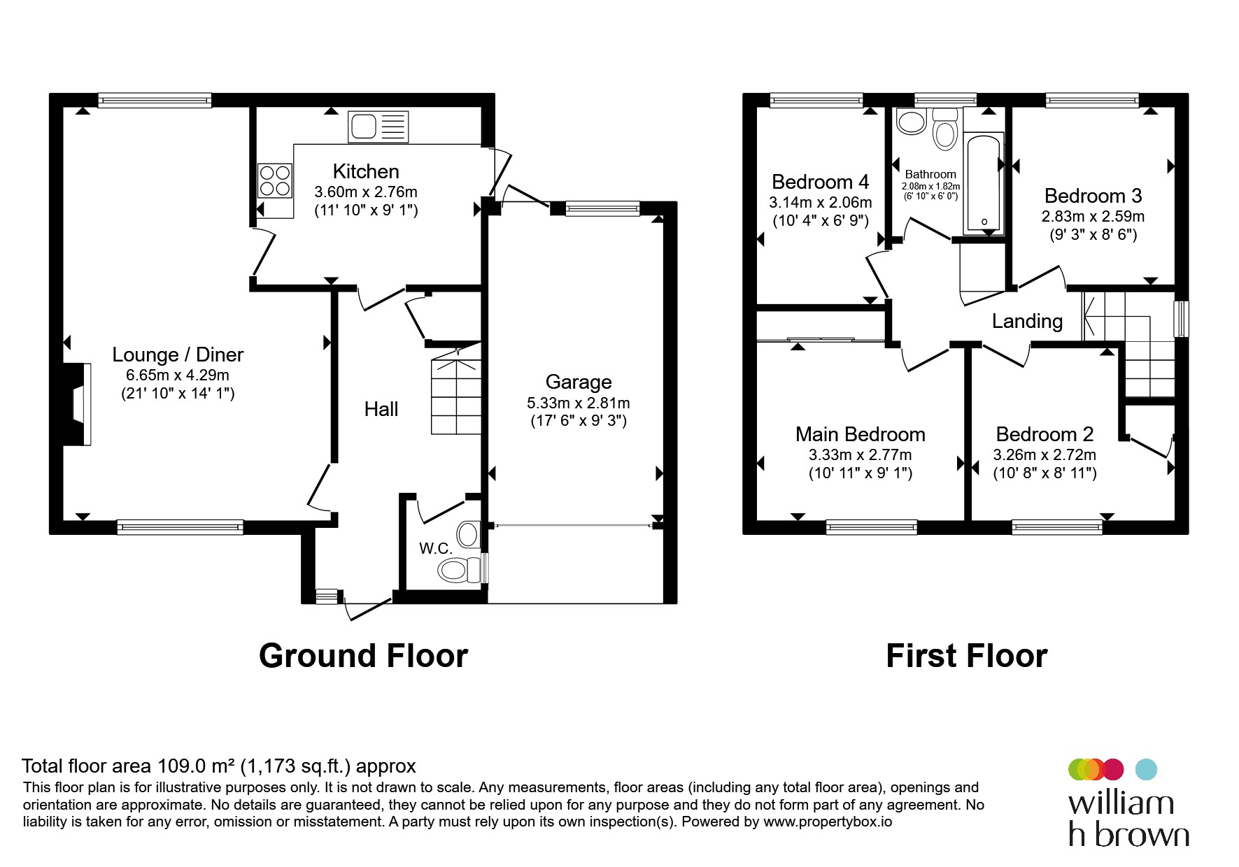 12, Ashwood, Leeds floorplan
