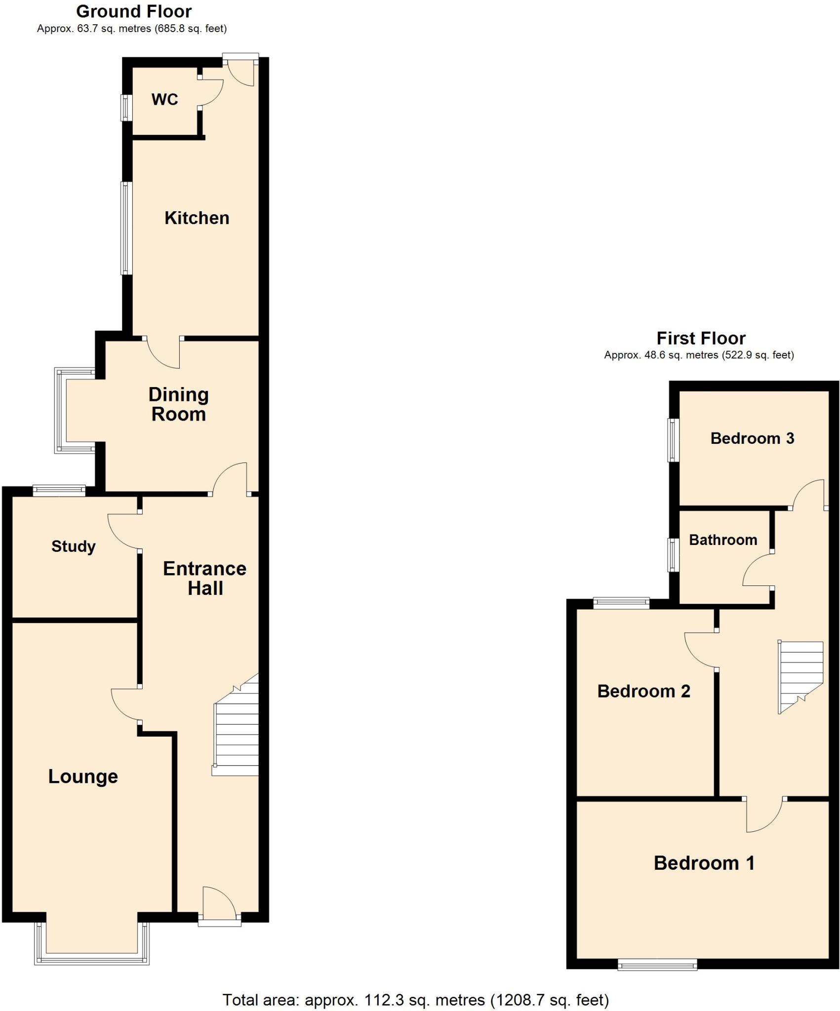 Daubney Street, Cleethorpes DN35, 3 bedroom terraced house for sale
