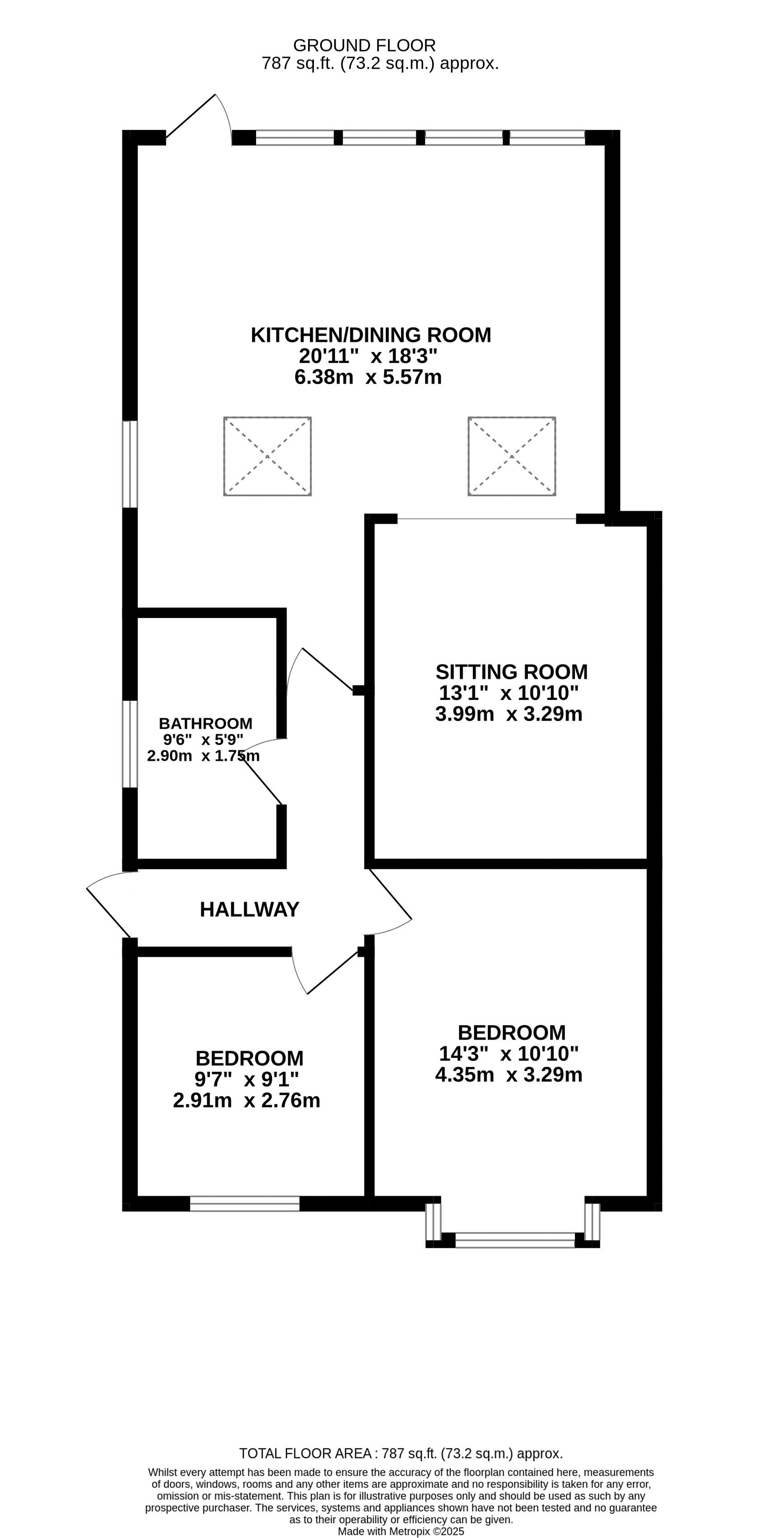 27, Greenways, Wigan floorplan