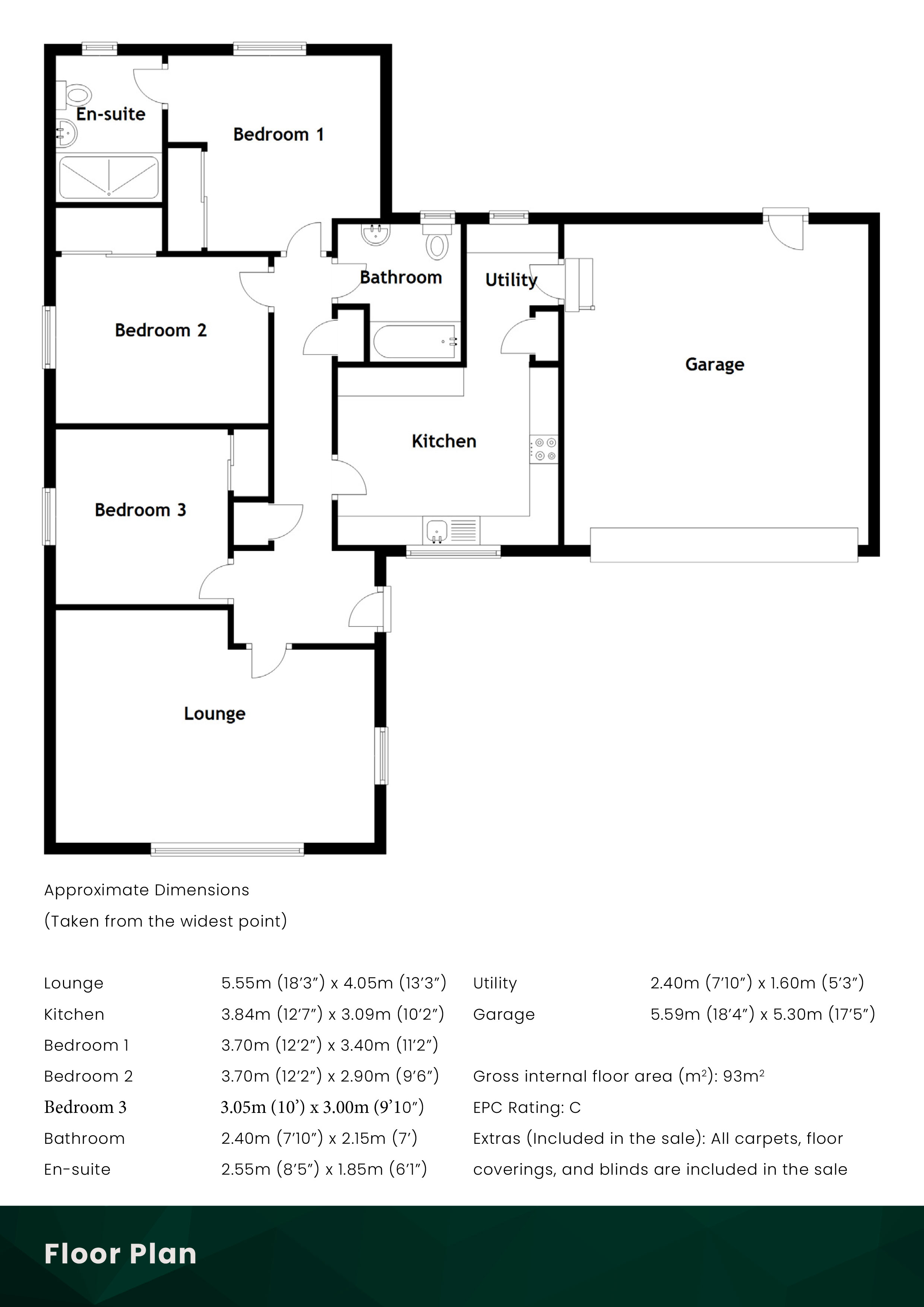 Eden Crescent, Glenfarg, Perthshire PH2, 3 bedroom bungalow for sale