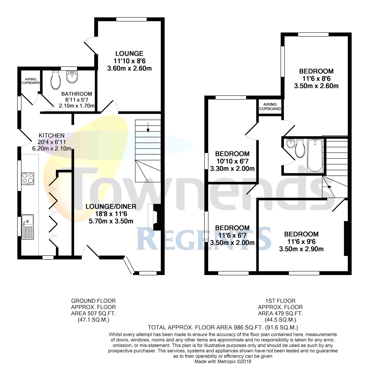 3 Bedrooms End terrace house for sale in Staines Lane, Chertsey, Surrey KT16