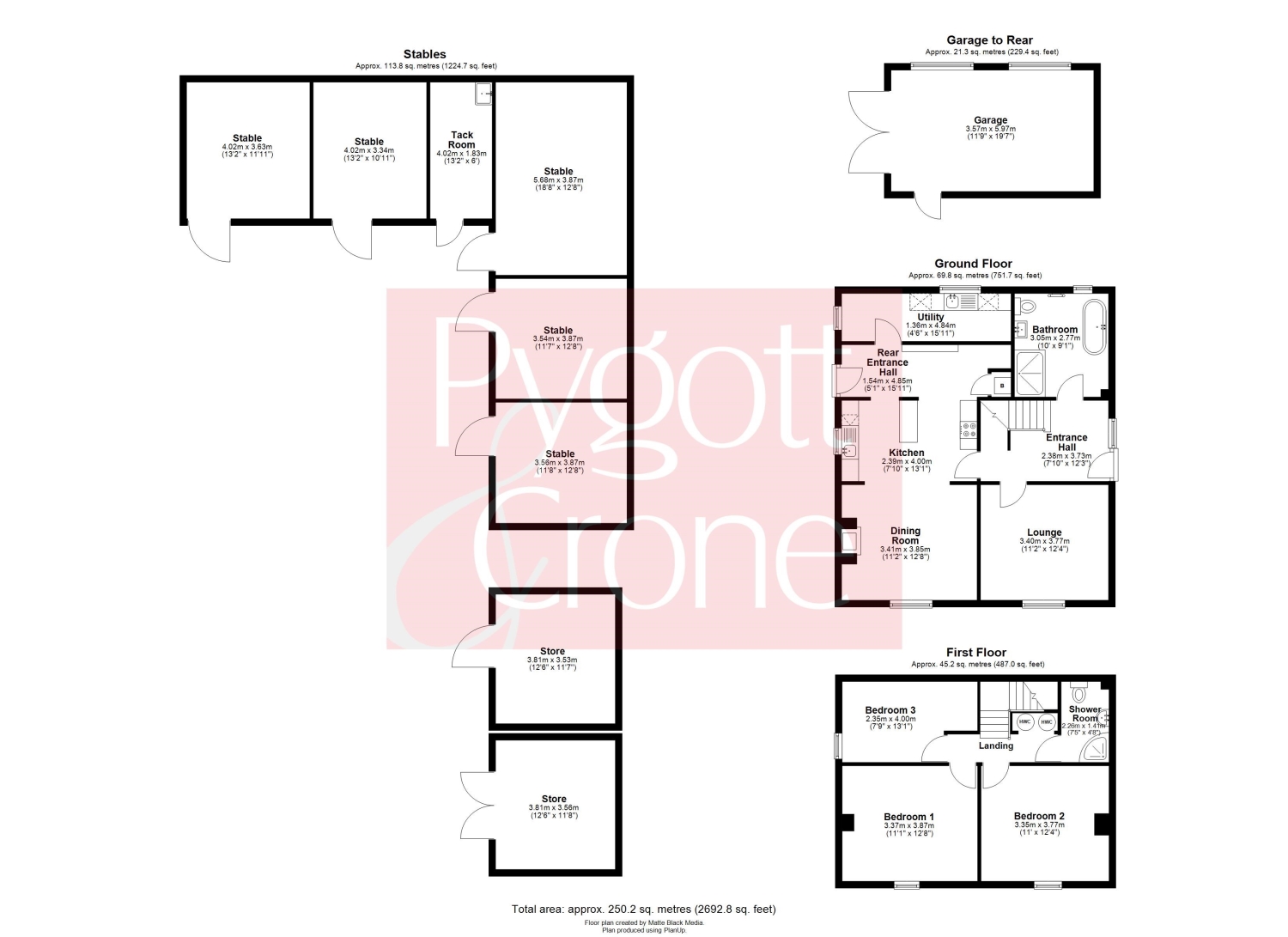 Bargreen Cottage, Main Road, Boston floorplan