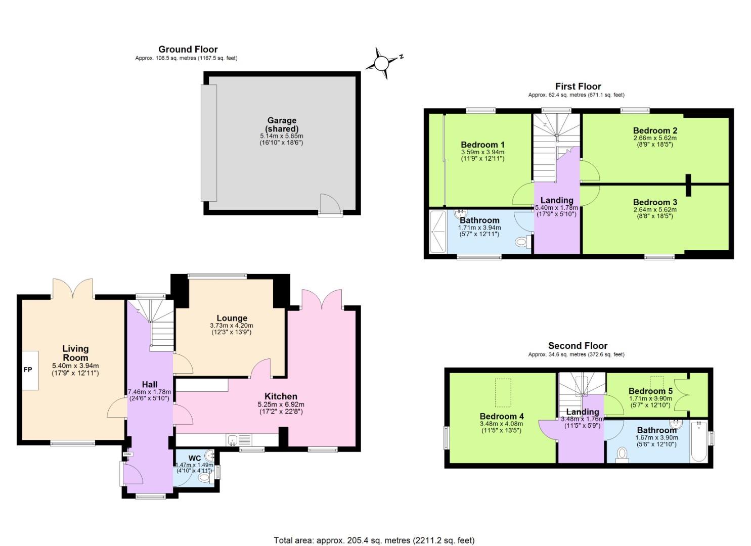 The Farmhouse, 9, Duck Lake, Appleby Magna floorplan