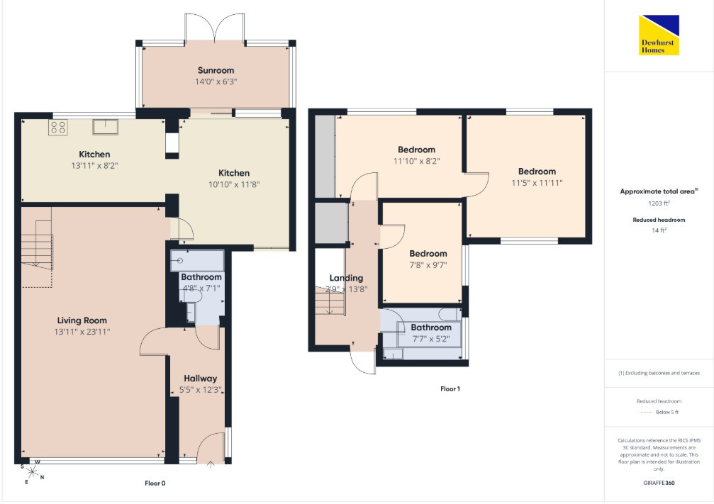 18, The Court, Fulwood floorplan