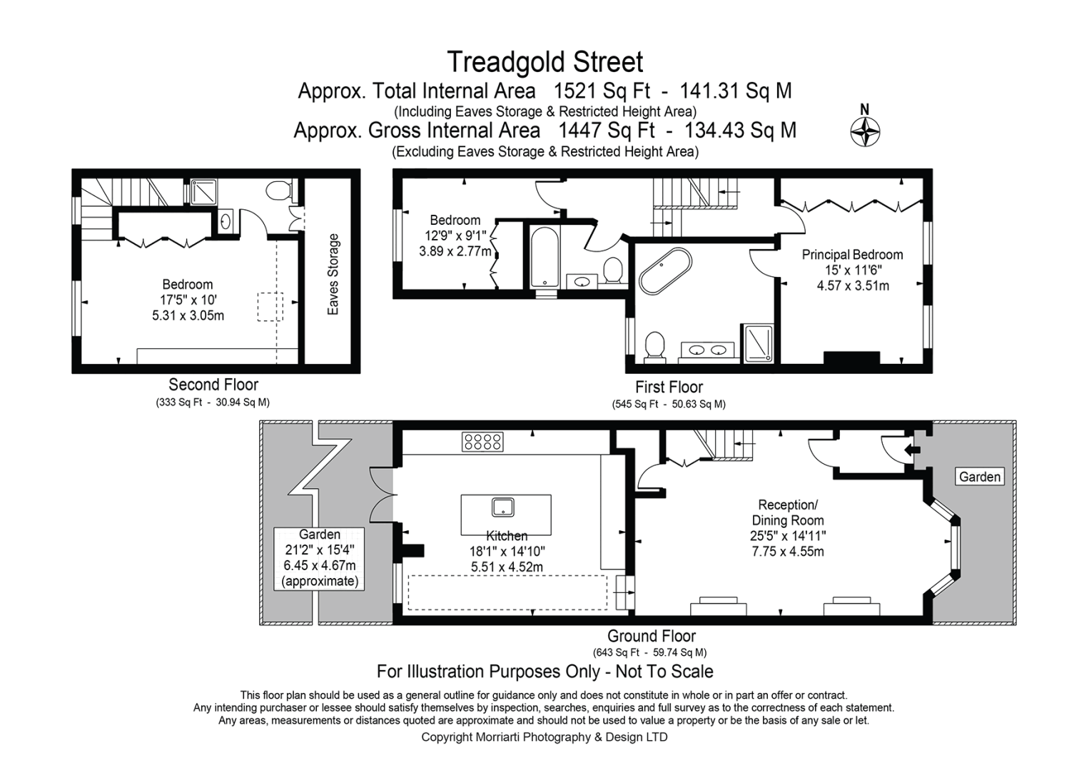 16, Treadgold Street, London floorplan