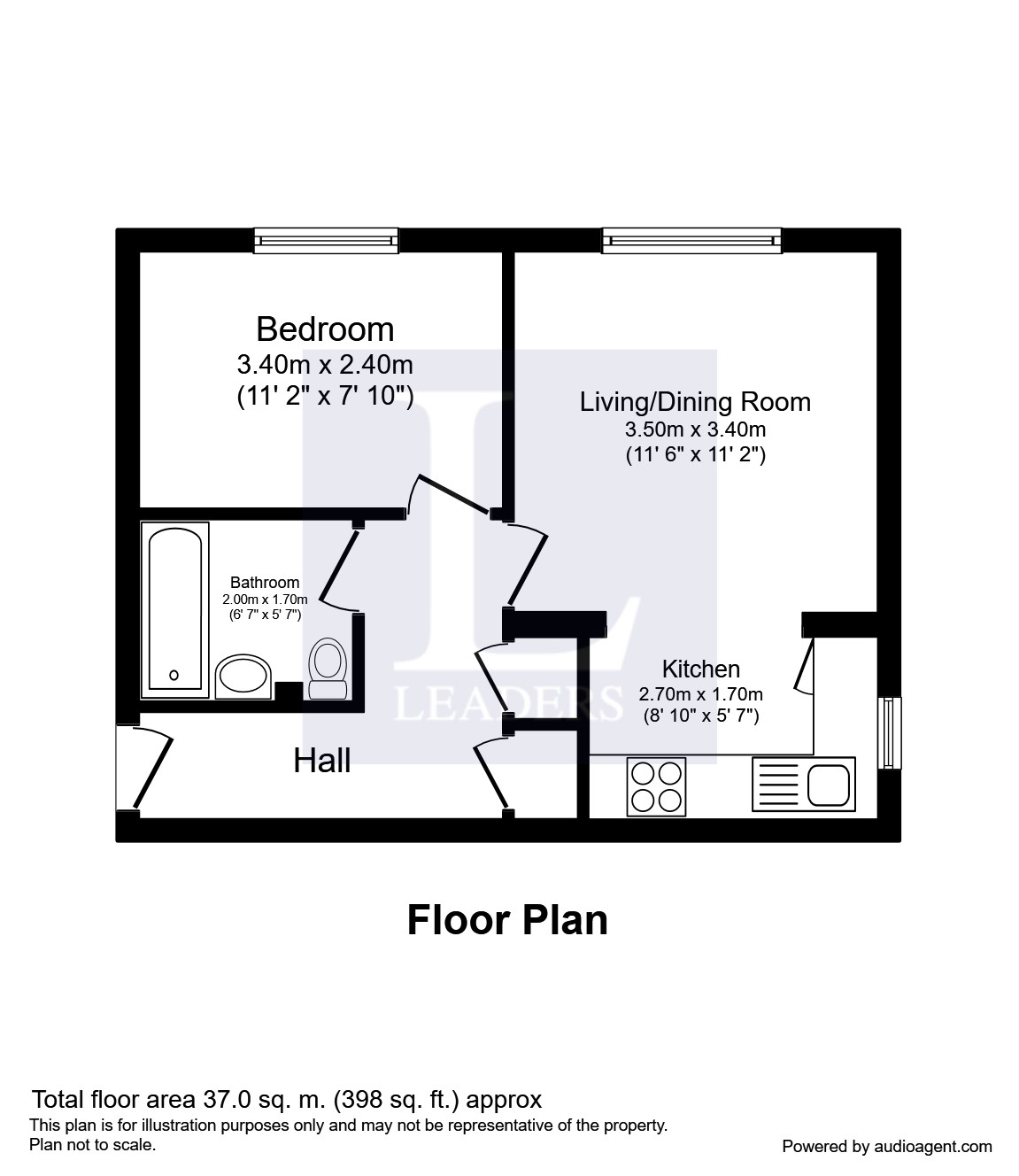 1 Bedrooms Flat to rent in Chatsworth Court, Stanhope Road, St Albans AL1