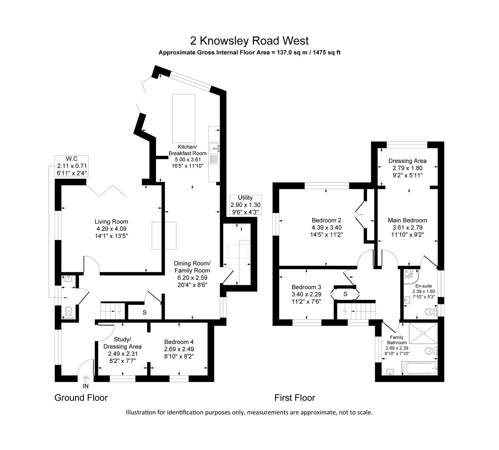 2, Knowsley Road West, Blackburn floorplan