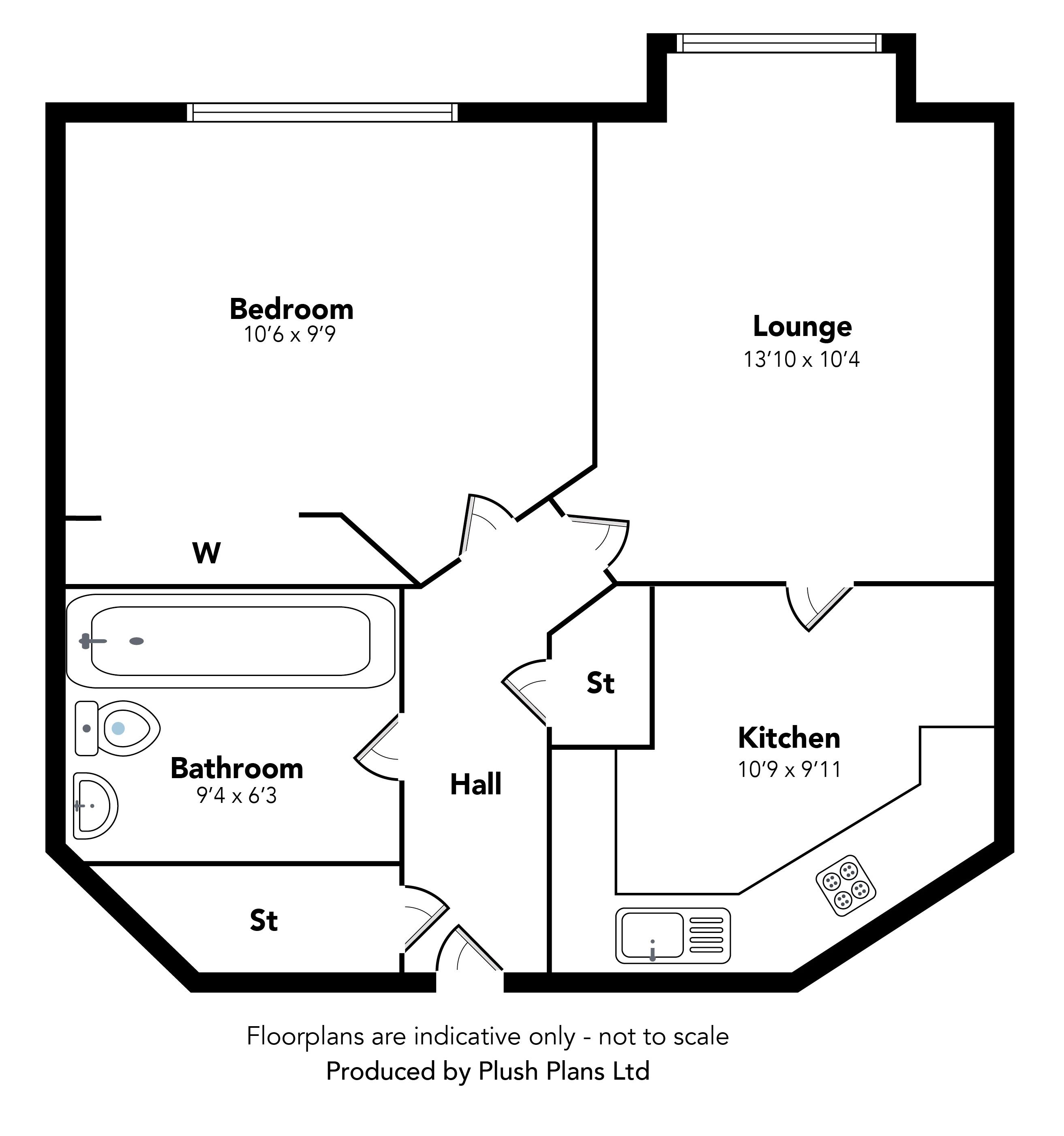 1 Bedrooms Flat for sale in 27 Spoolers Road, Paisley PA1