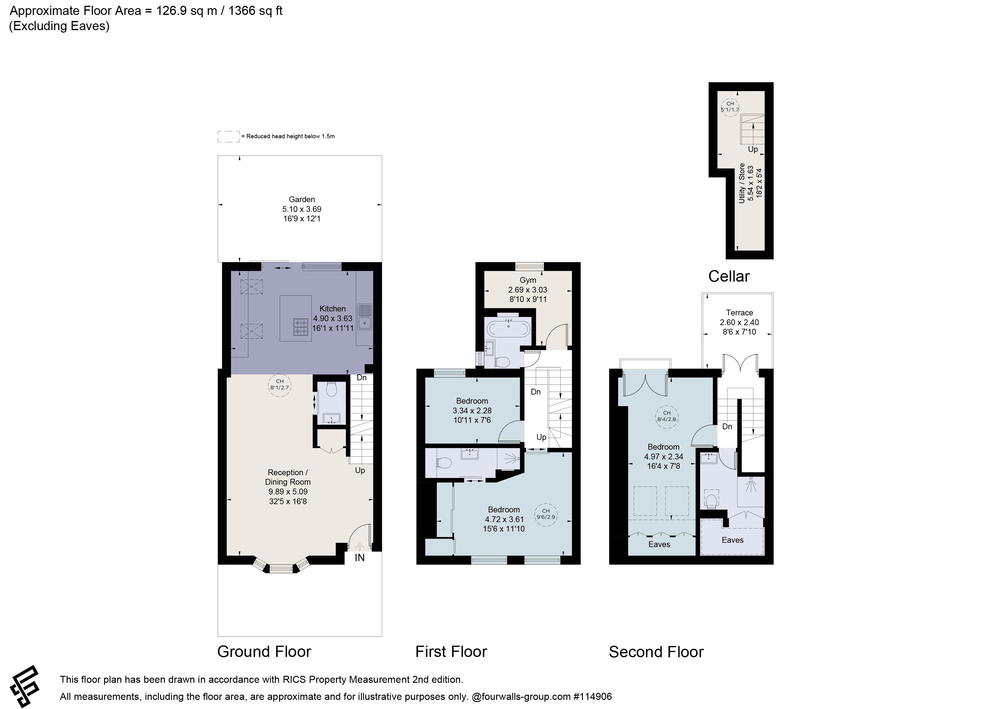 43, Wadham Road, London floorplan