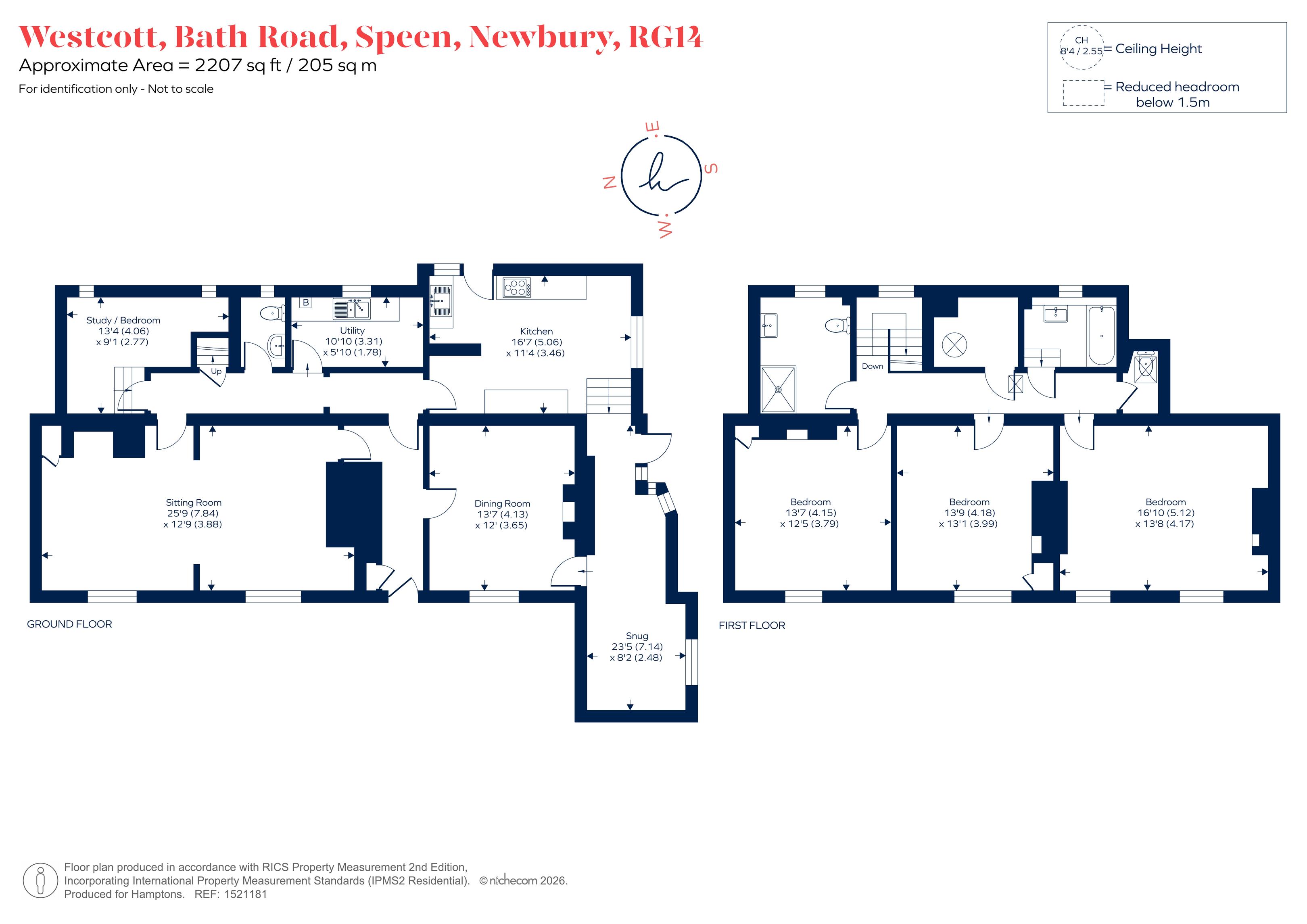 Westcott, Bath Road, Newbury floorplan