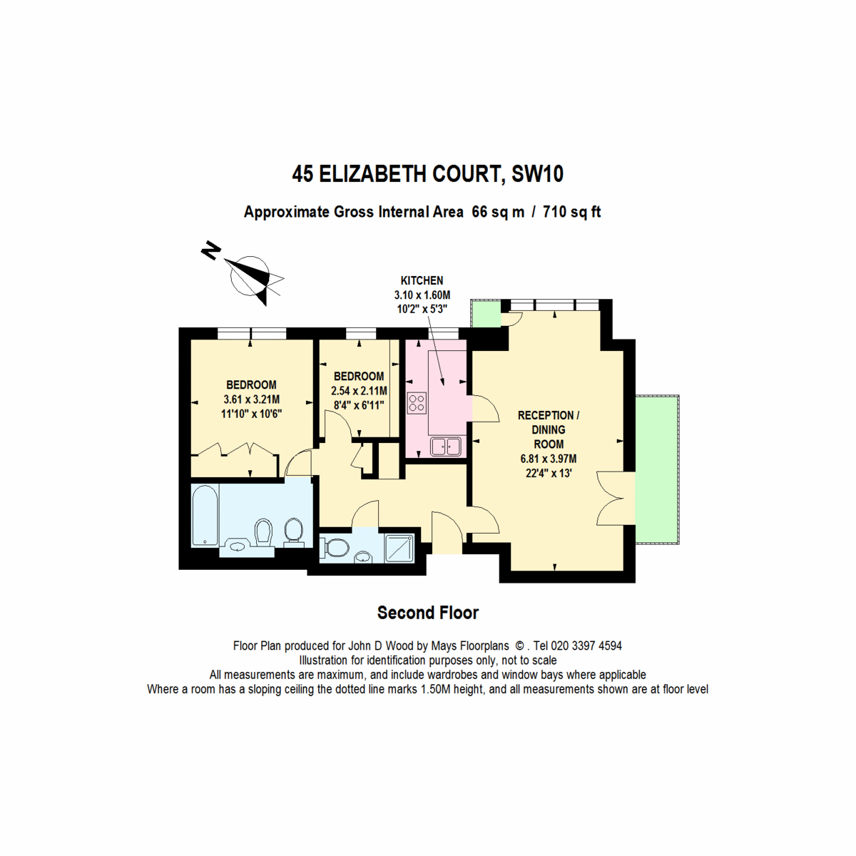 Flat 45, 47, Milmans Street, London floorplan