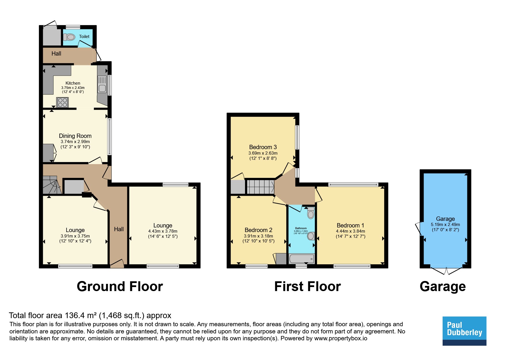 44, Queen Street, Bilston floorplan