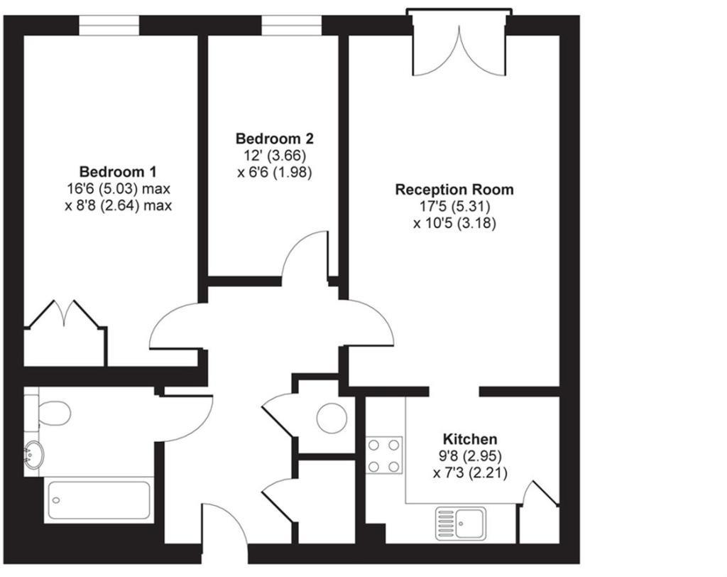 26, Cardinal House, Farnborough floorplan