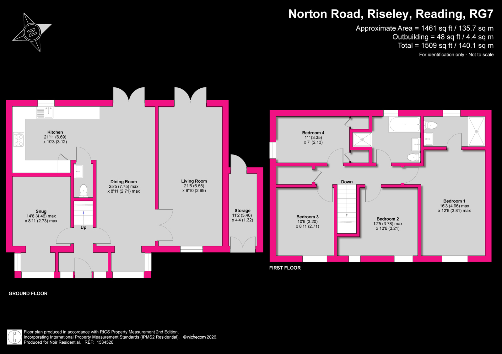 1, Norton Road, Reading floorplan