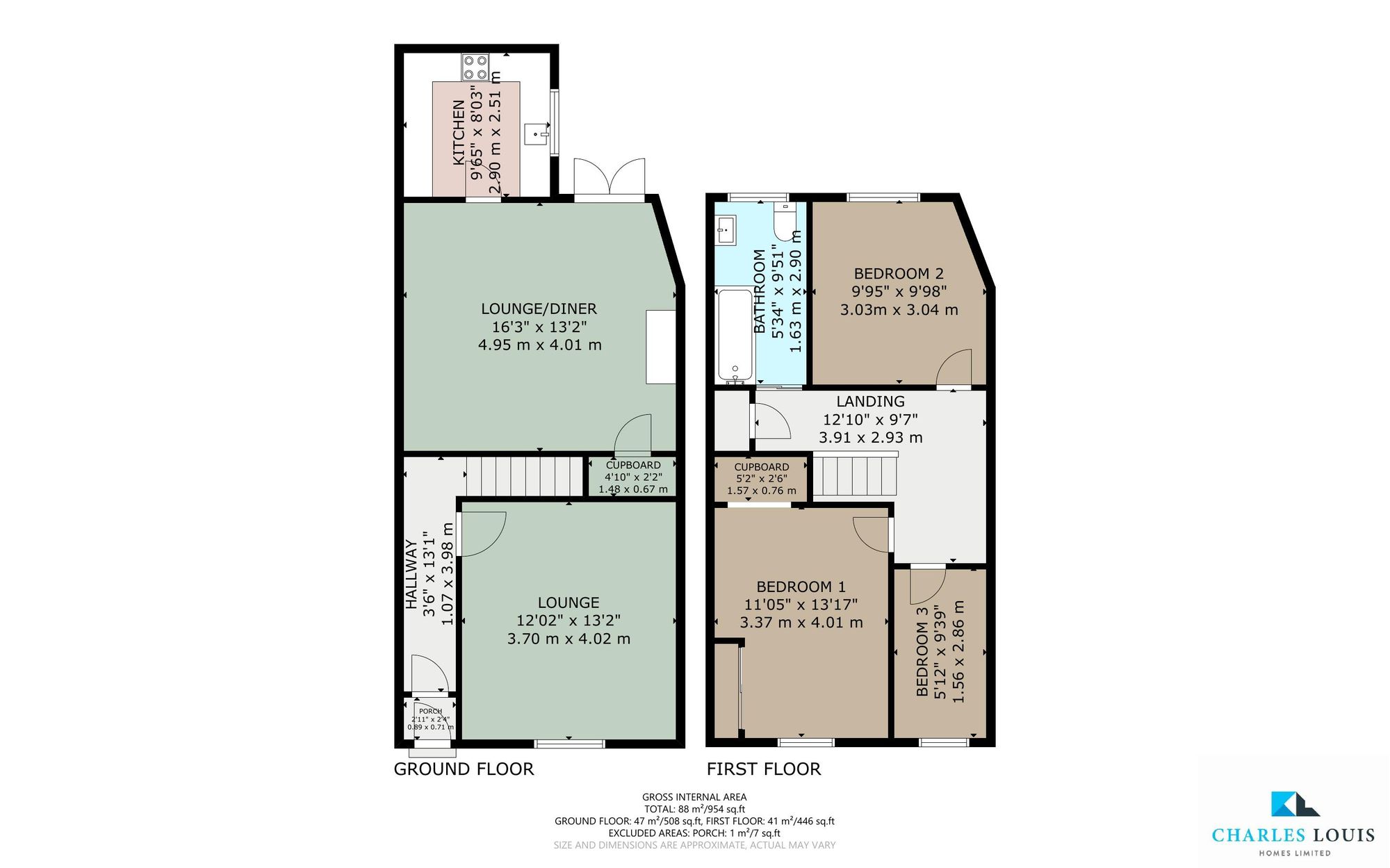 140 Bolton Road West, Bury floorplan