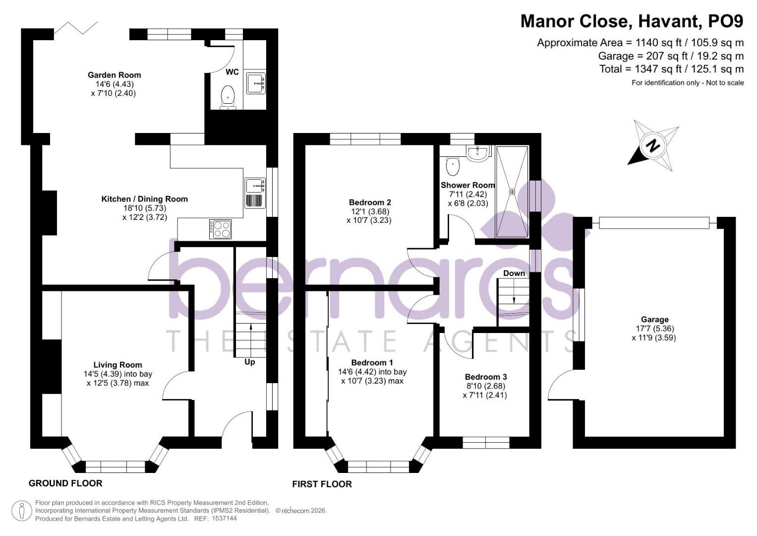 Manor Close, Havant floorplan