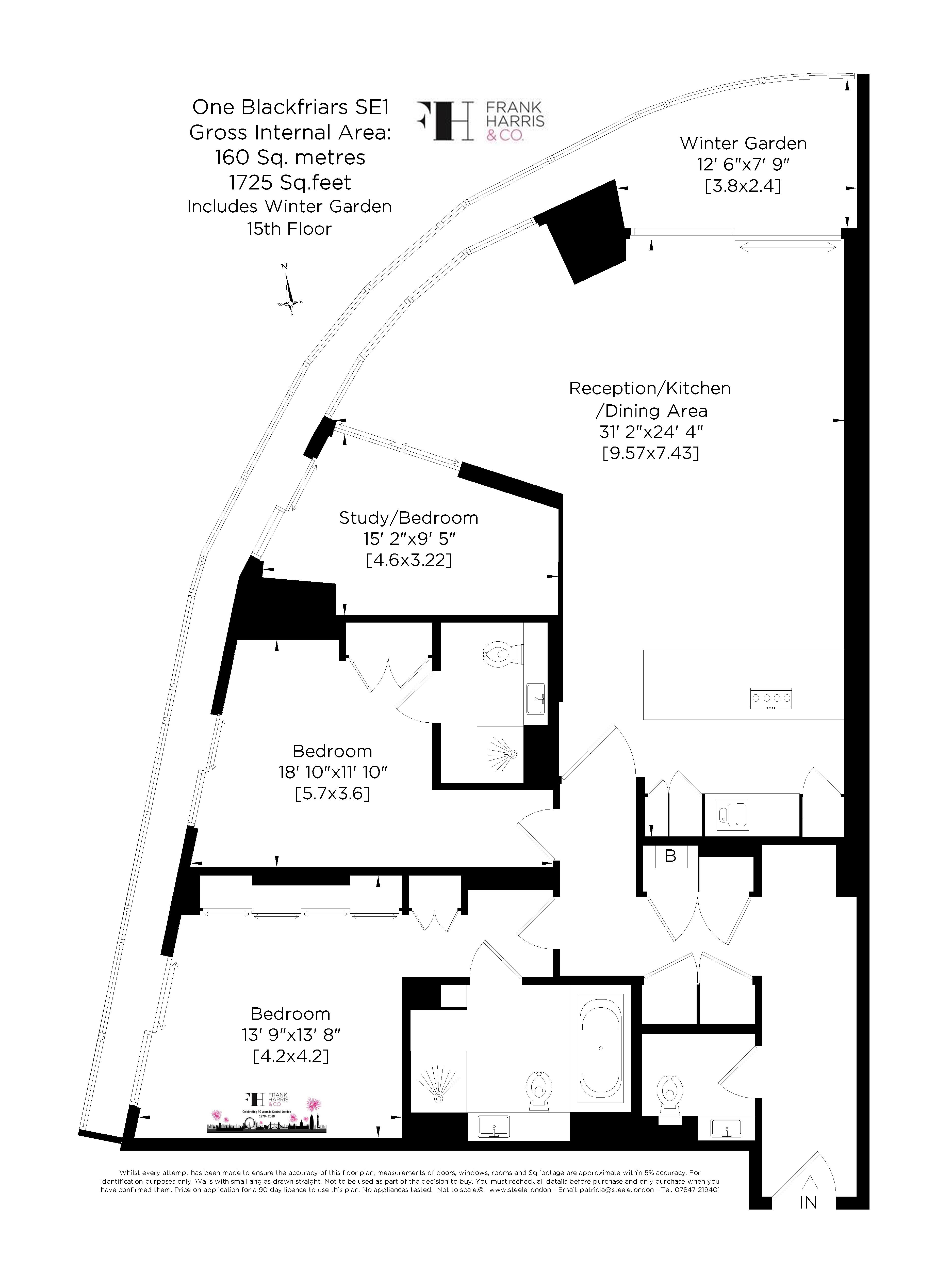 3 Bedrooms Flat to rent in Blackfriars Road, London SE1