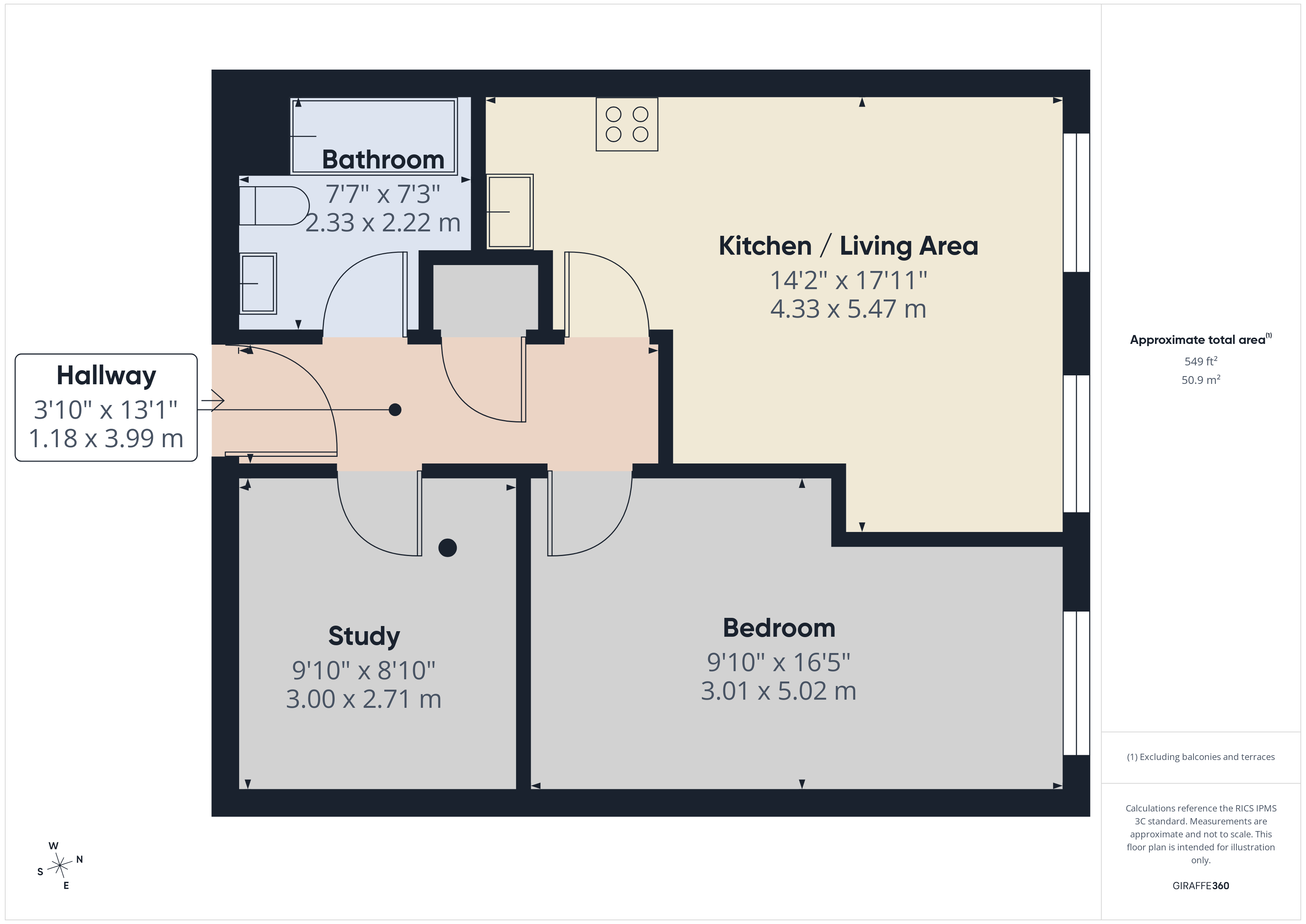 Colonial Buildings, Bradford floorplan
