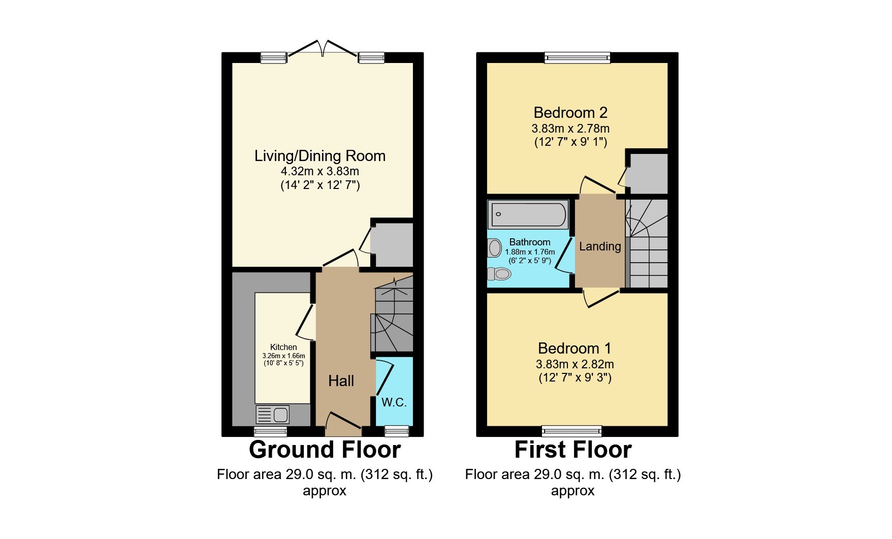 The Showfield, Haydon Bridge, Hexham NE47, 2 bedroom end terrace house