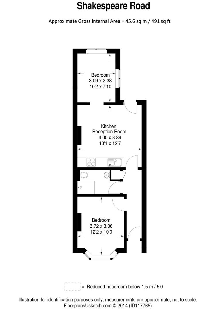 Shakespeare Road, London floorplan