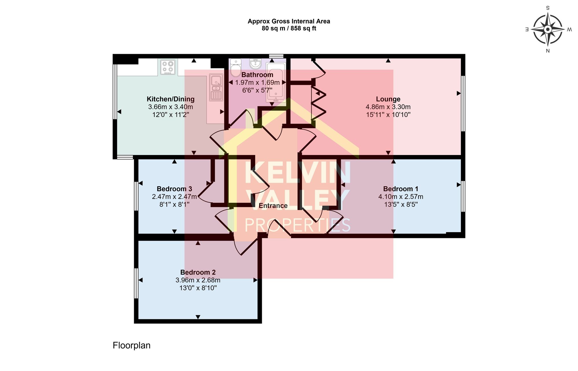 109 Smithyends, Glasgow floorplan