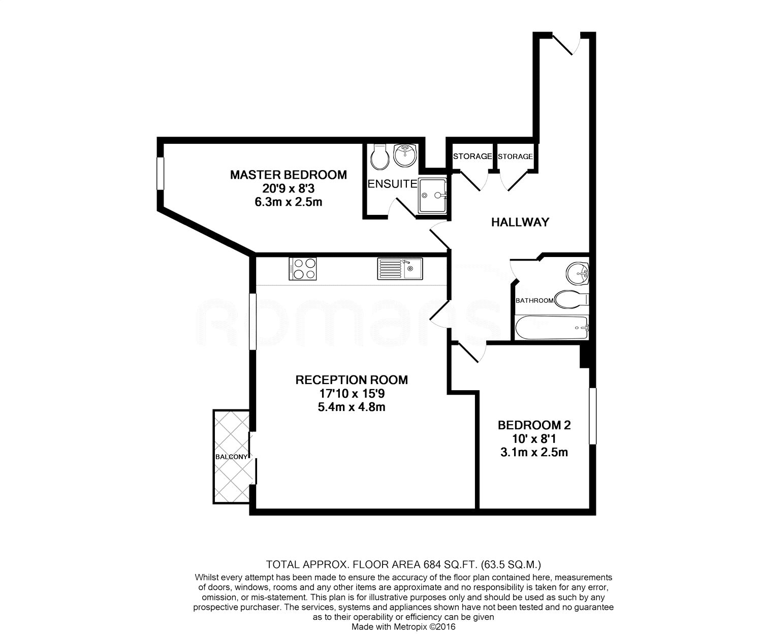 2 Bedrooms Flat for sale in Projection West, Merchants Place, Reading RG1