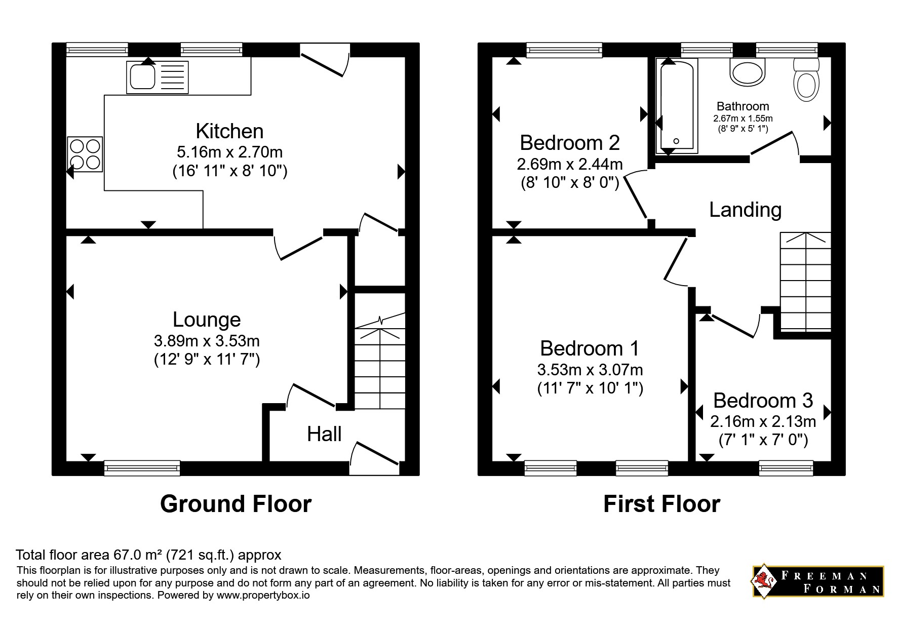 60, Queens Road, East Sussex floorplan