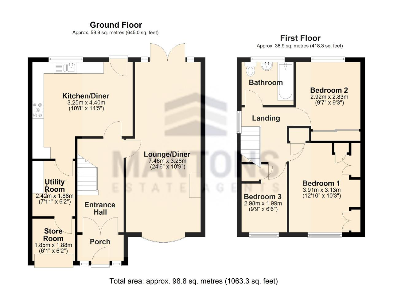 175, Turnpike Drive, Luton floorplan