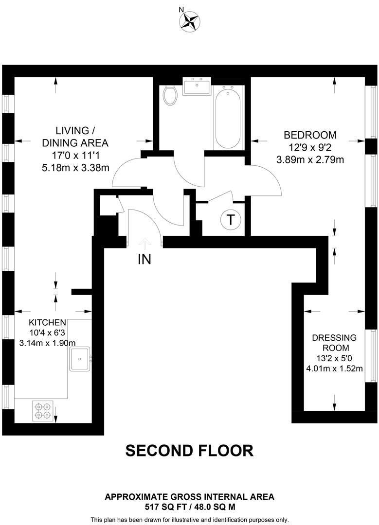 Flat 3, Oxford House, Cheapside, Reading floorplan