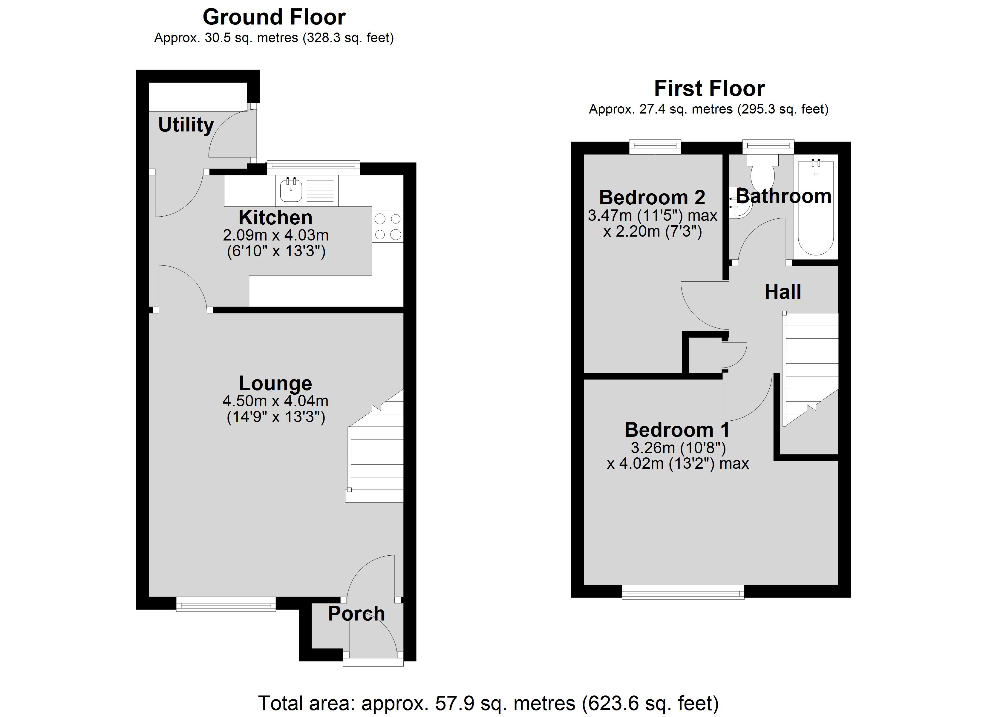 1, Jubilee Drive, Market Rasen floorplan