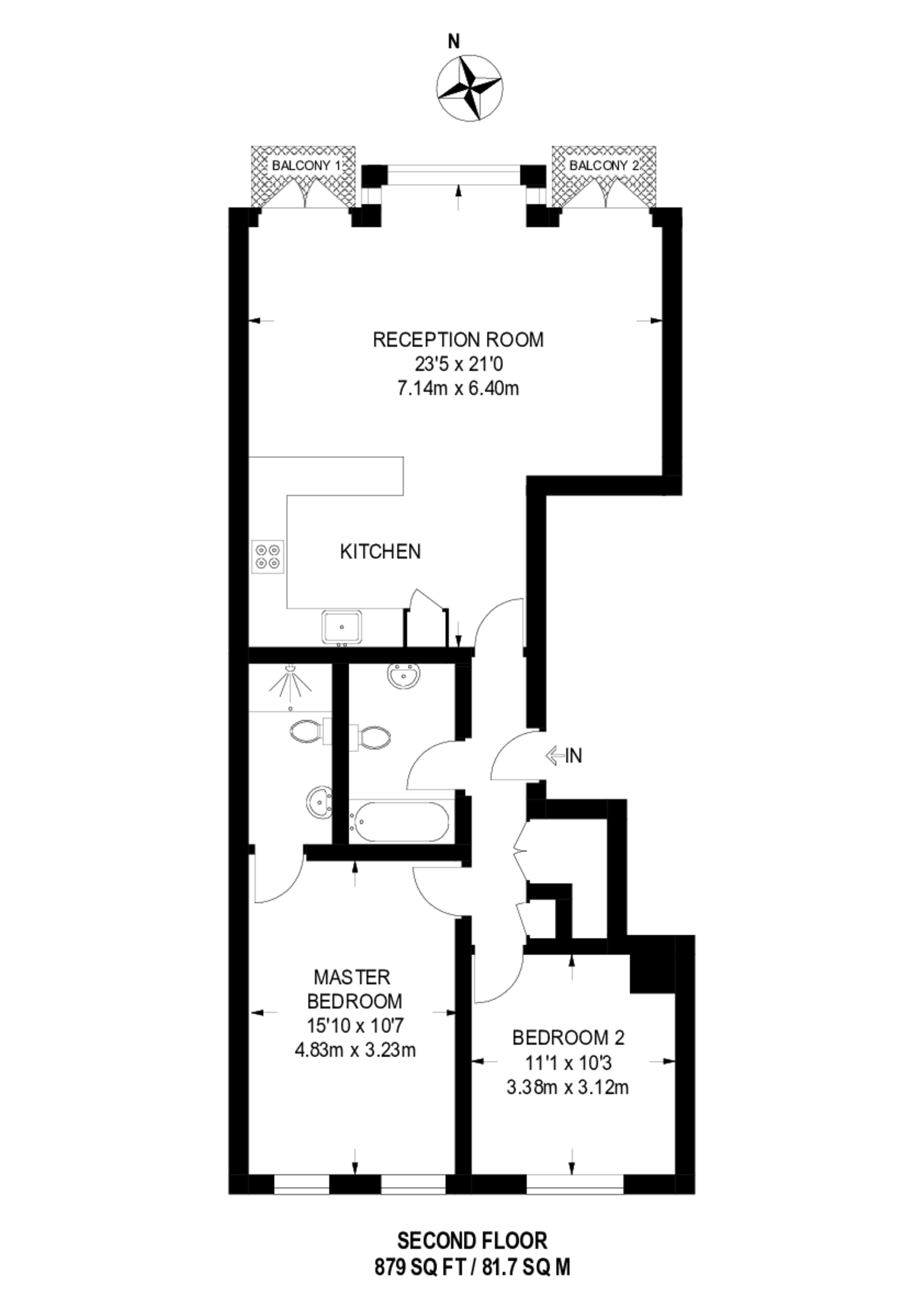 Putney Bridge Road, East Putney floorplan