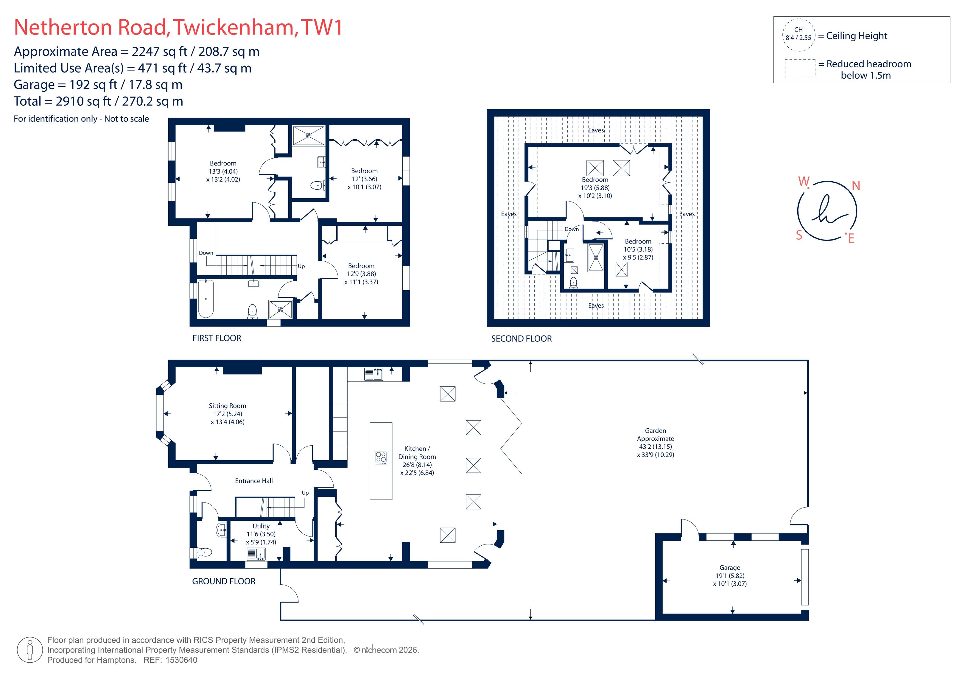 4, Netherton Road, TWICKENHAM floorplan