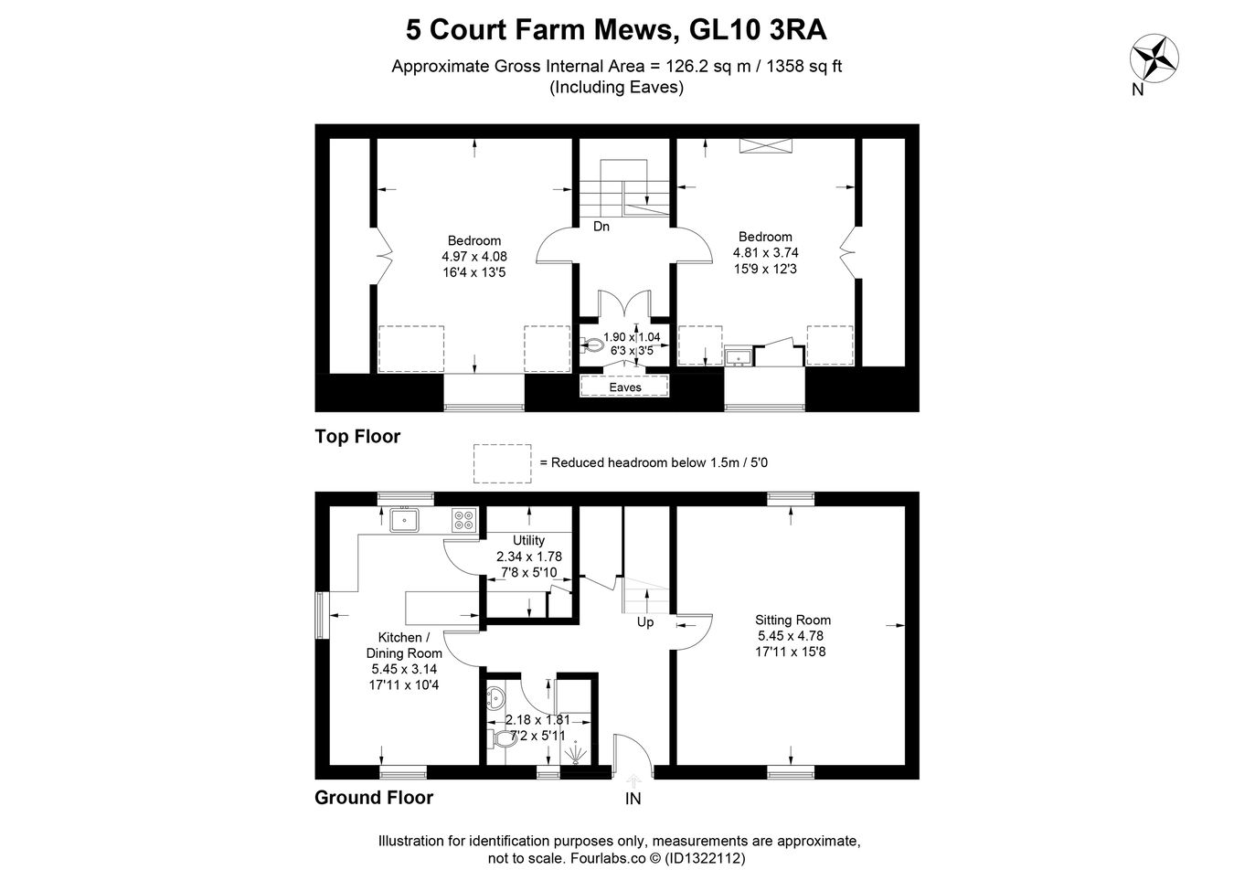5 Court Farm Mews, Bristol Road, Stonehouse floorplan