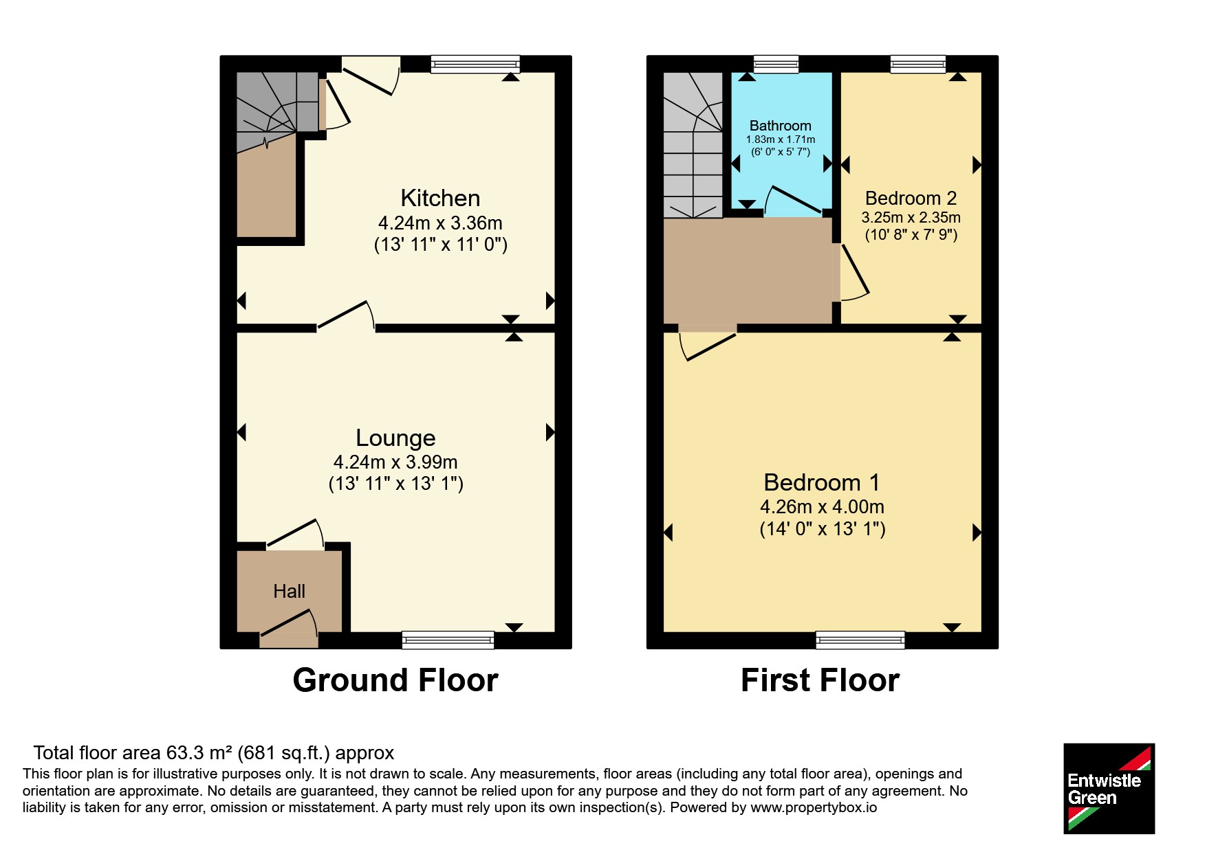 22, Carnarvon Road, Lancashire floorplan