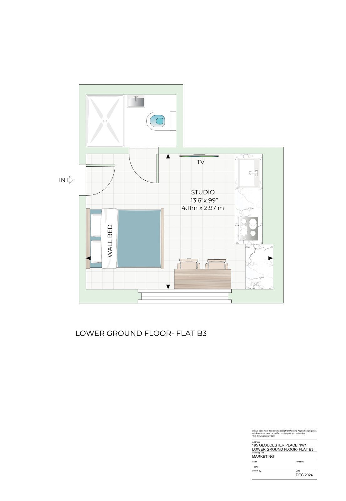 Gloucester Place, London floorplan