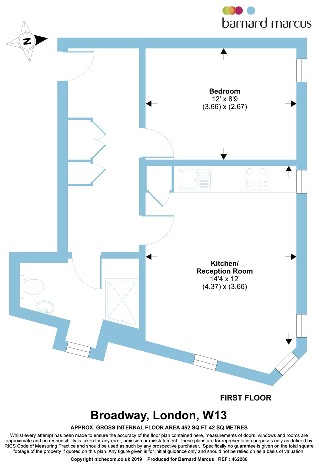 2 Bedrooms Flat for sale in Broadway, London W13