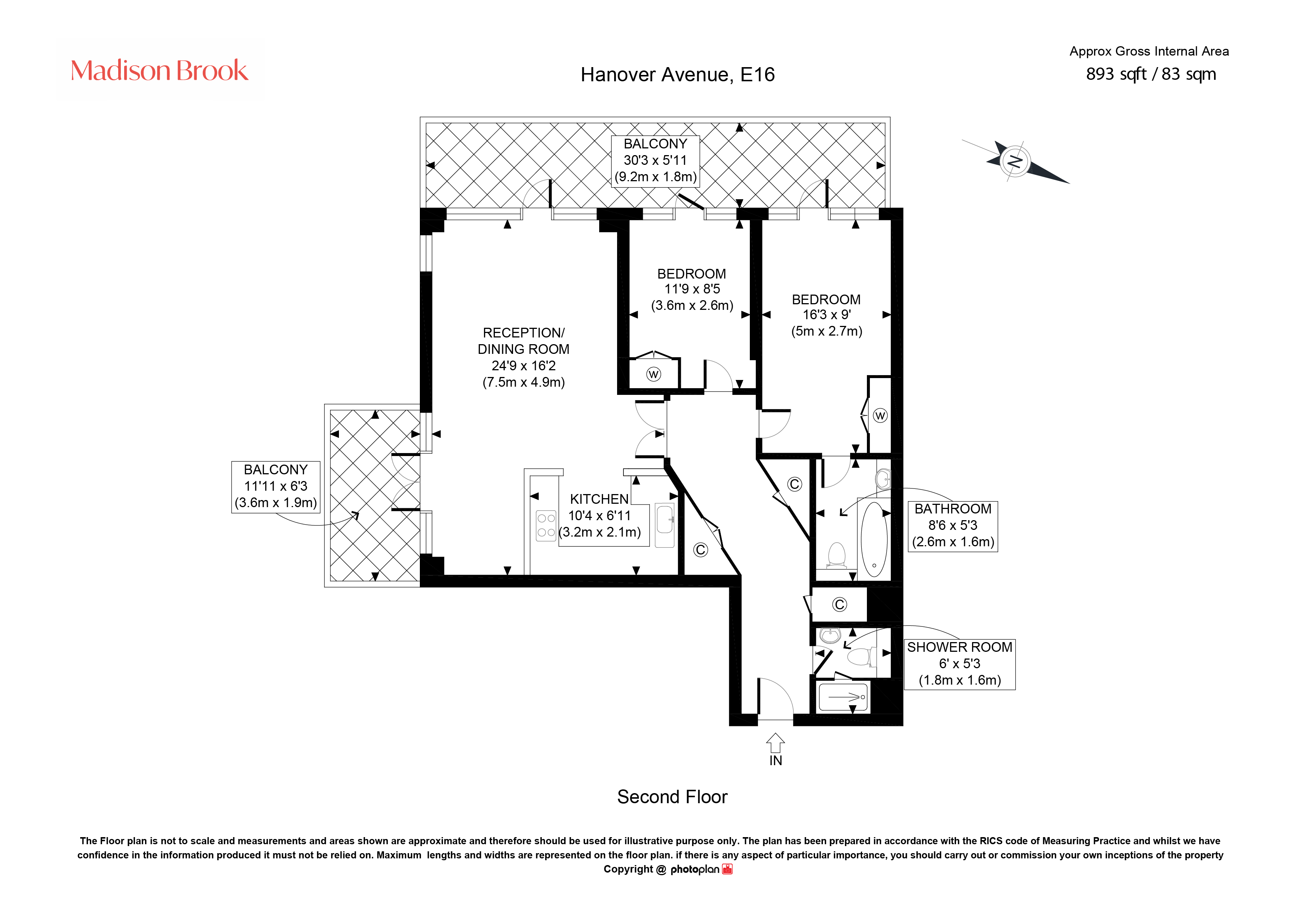 Flat 70,, Western Beach Apartments, London floorplan
