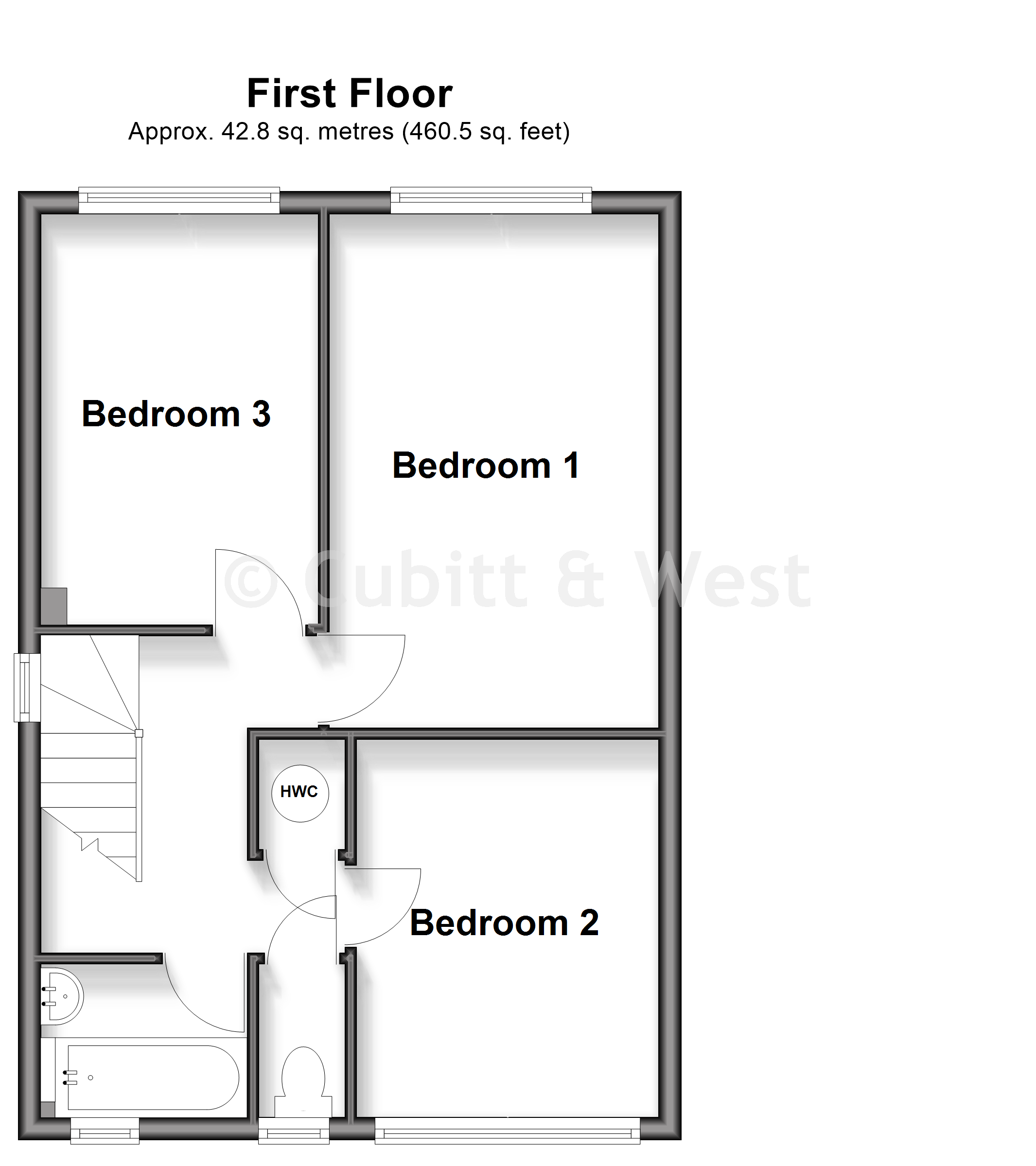24, Combe End, Crowborough floorplan