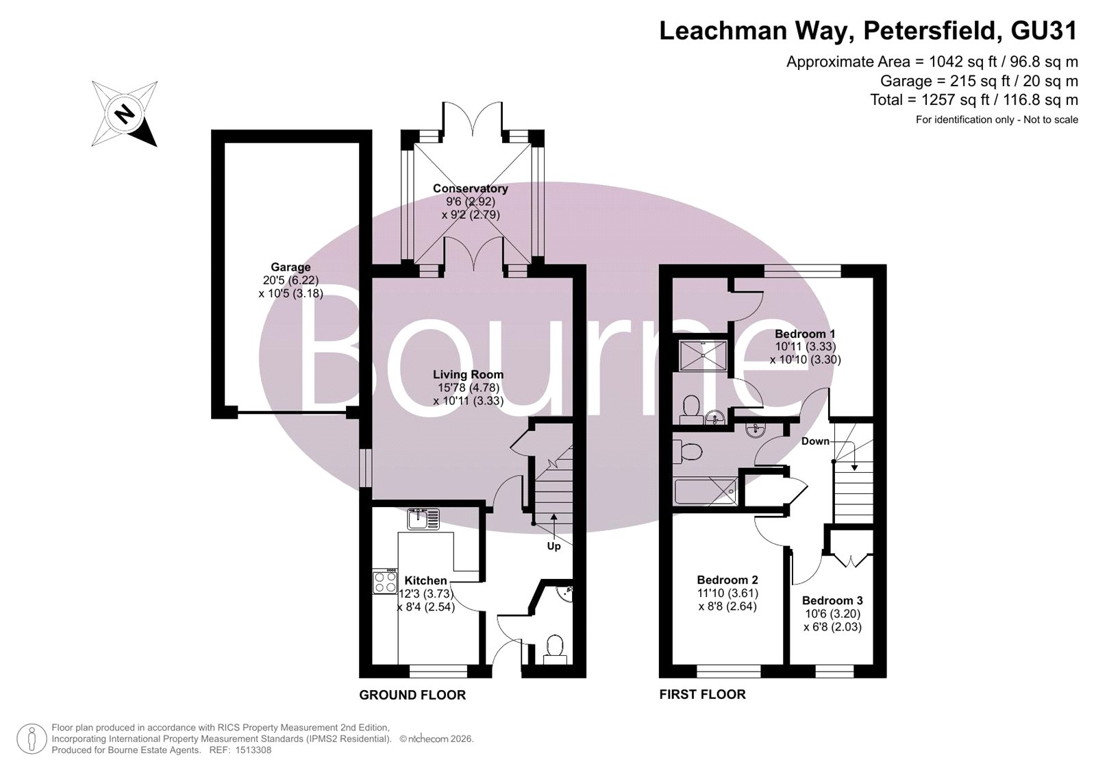 6, Leachman Way, Petersfield floorplan