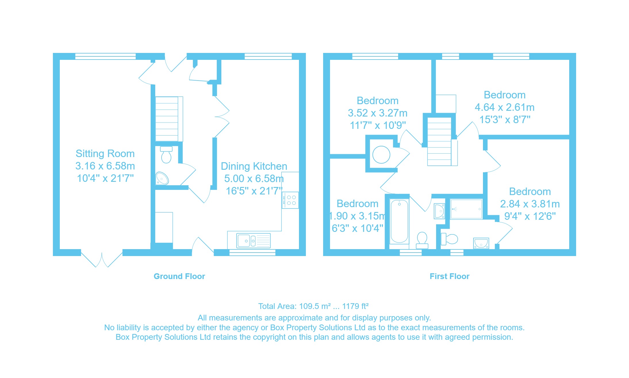 14, Beacon Hill, West Yorkshire floorplan