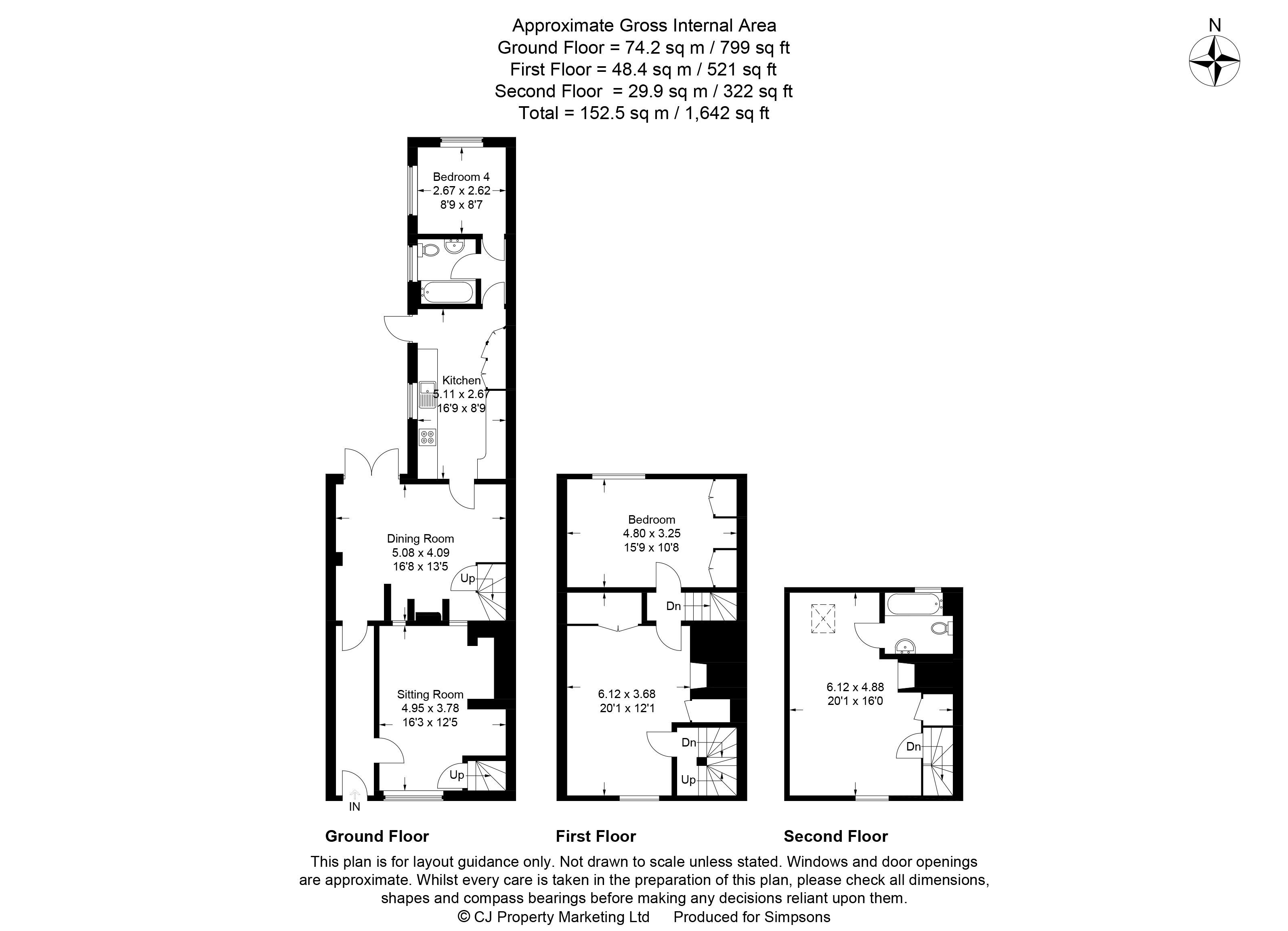 3 Bedrooms Town house for sale in Thames Street, Abingdon OX14