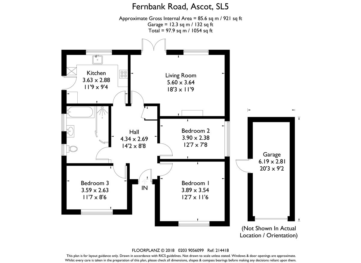 3 Bedrooms Bungalow to rent in Fernbank Road, Ascot SL5