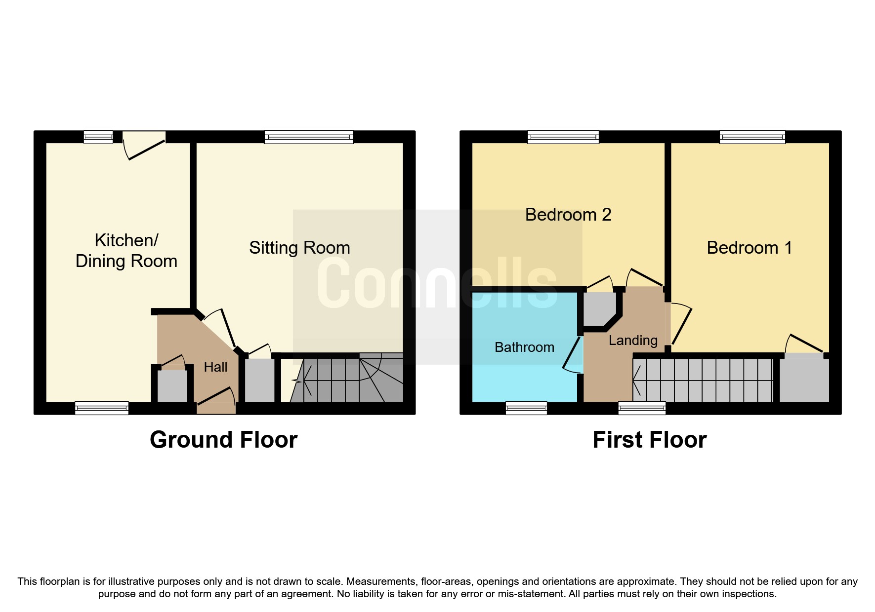 Bellver, Toothill, Swindon SN5, 2 bedroom terraced house for sale