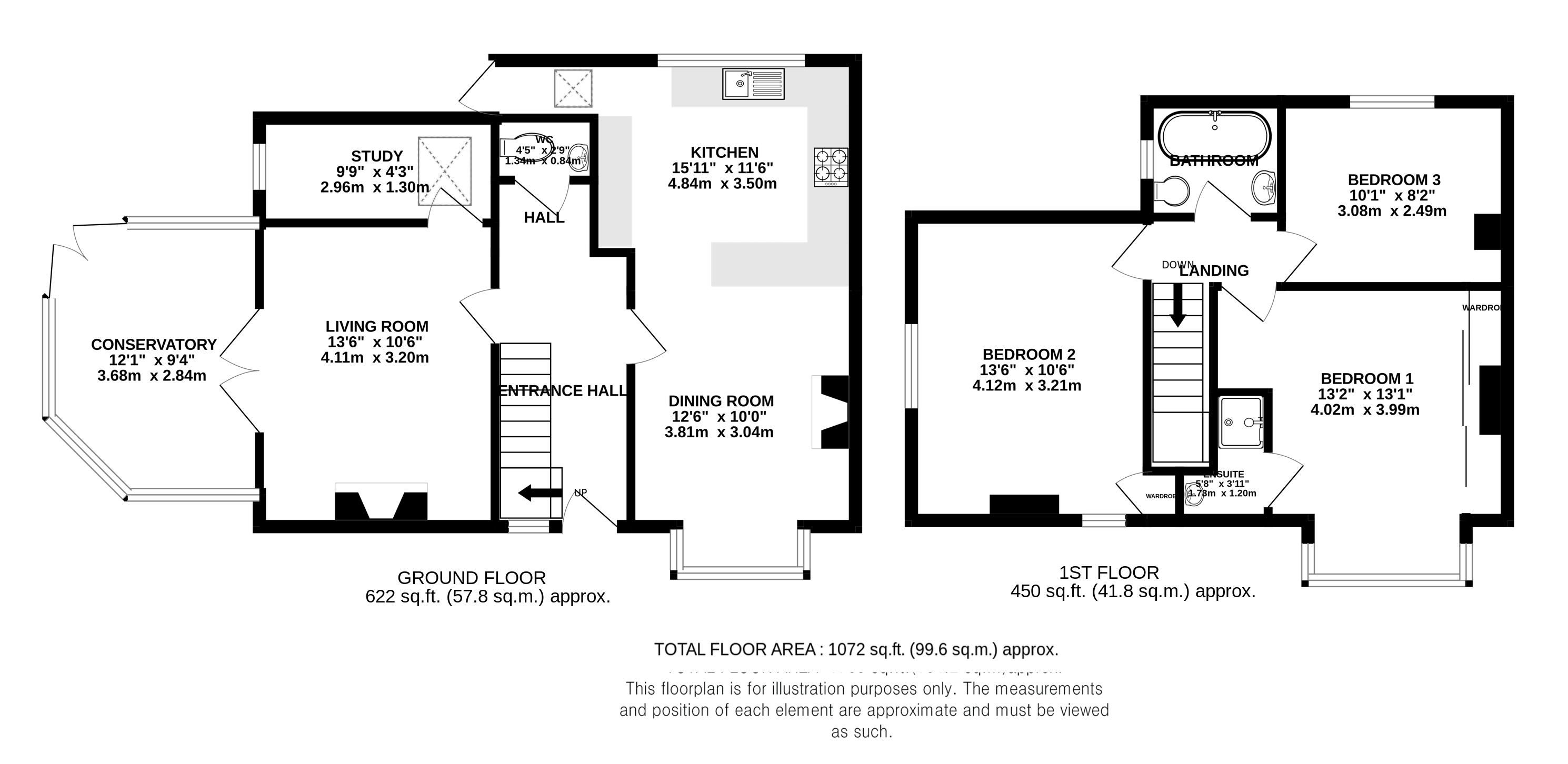 4, Bloomfield Road, Hertfordshire floorplan